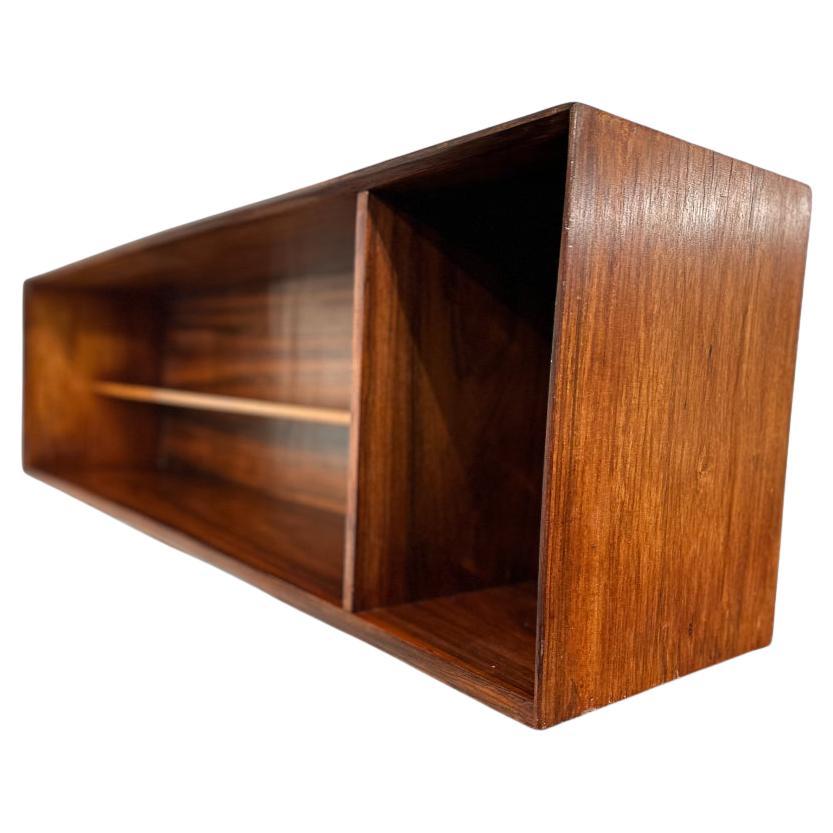 Mid-Century Modern Floating Wall Sideboard in Hardwood by Carlo Hauner for Forma, c. 1950 Brazil