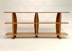 Libreria Floe di ispirazione Mid-Century in ciliegio