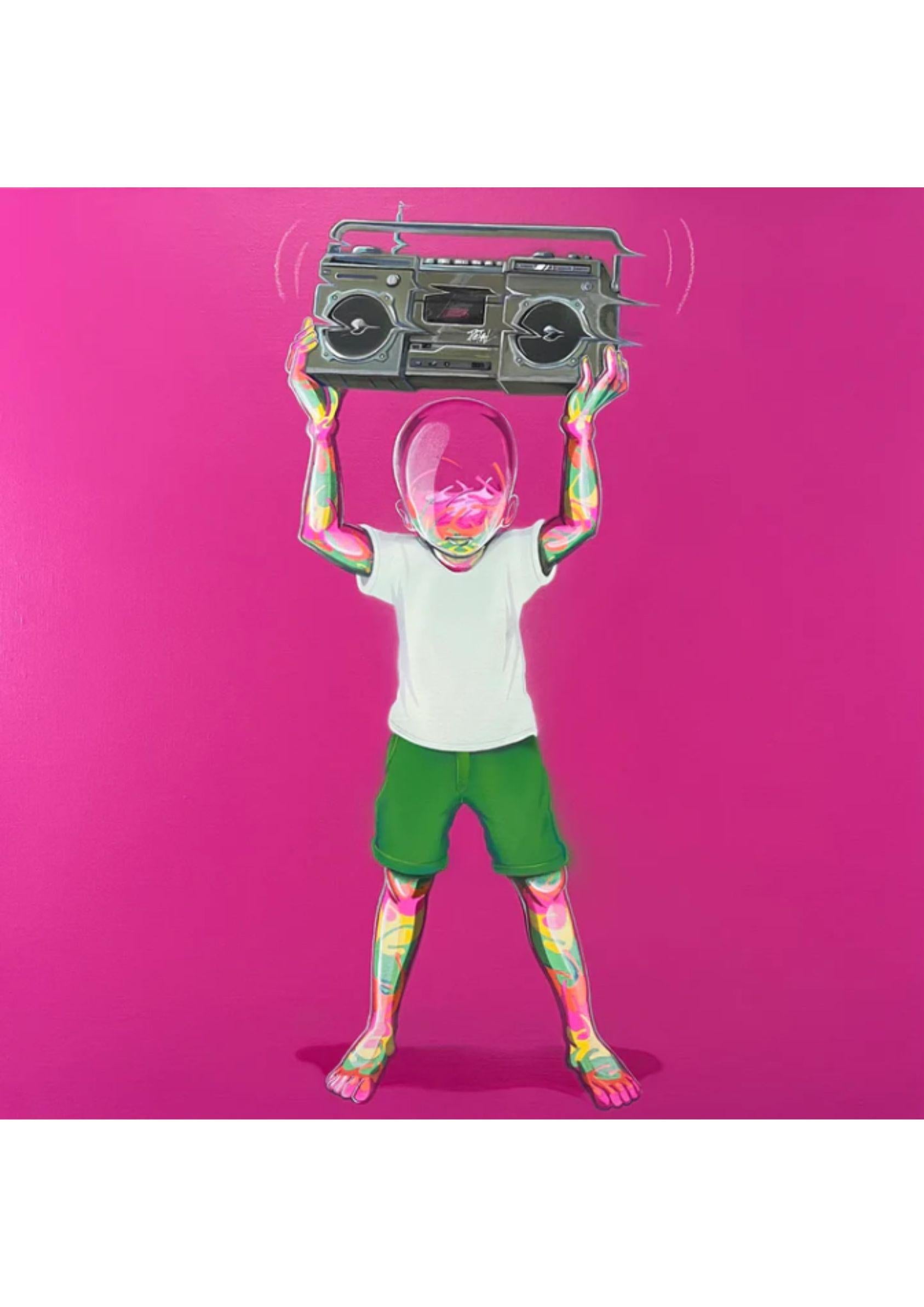 Ghetto Blaster Canvas - unique work

Acrylic and Spray Paint on Canvas

23 3/5 × 23 3/5 in  60 × 60 cm

Comes with COA

Signed by Flog

