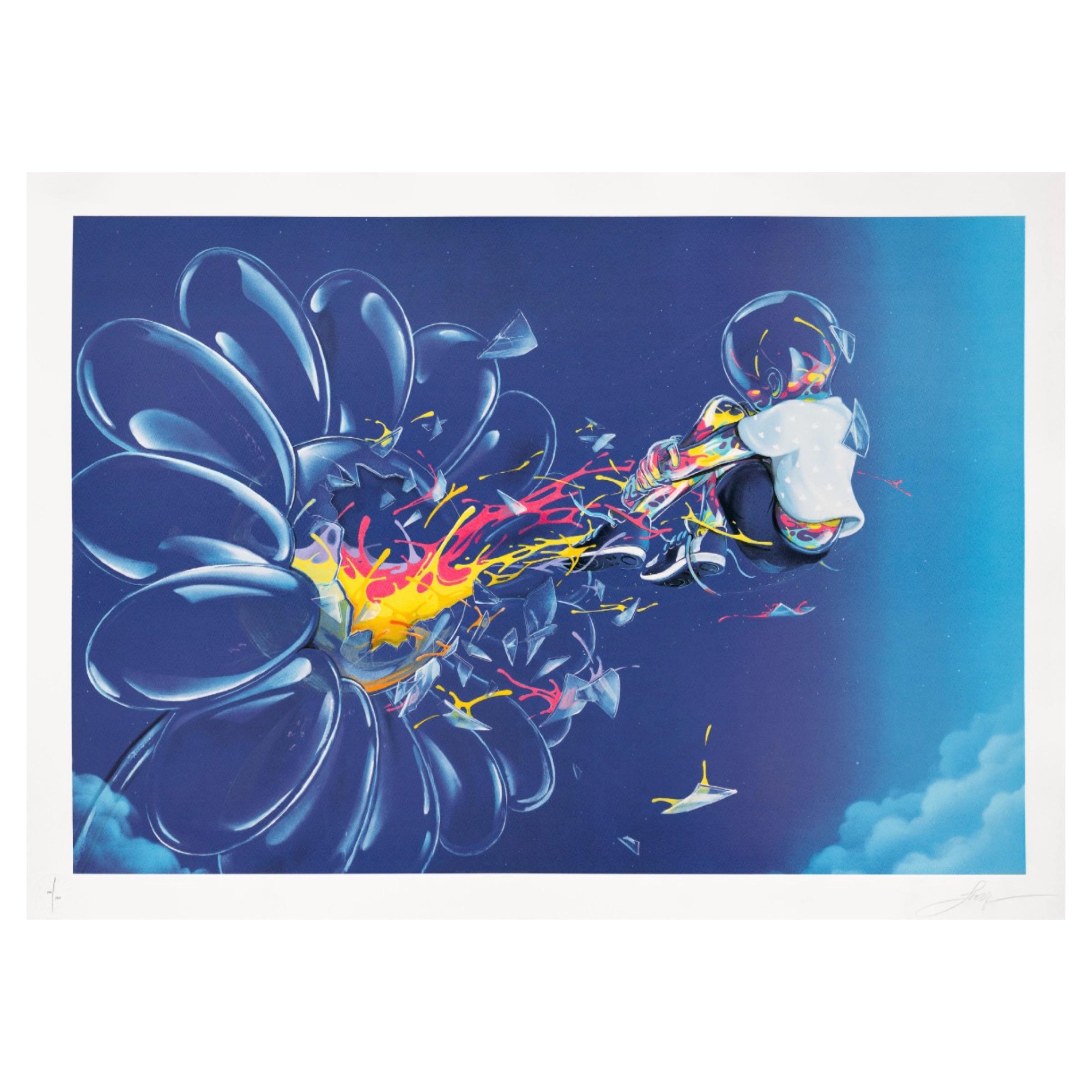 Flog - Flower is Life 
 
24 colour screen print on 330 gsm Somerset paper

Signed by the artist

Edition of 100

88 x 64 cm

2024

