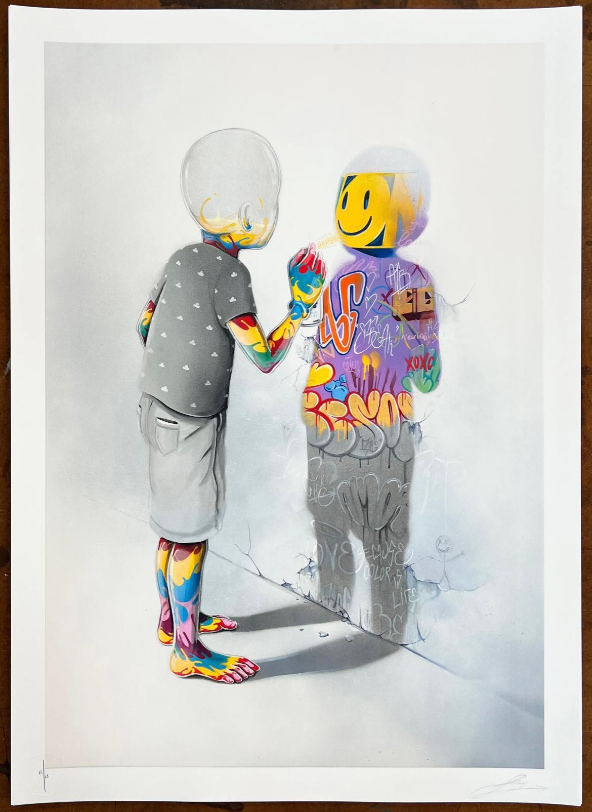 Graffiti - Impression d'ombre par Flog