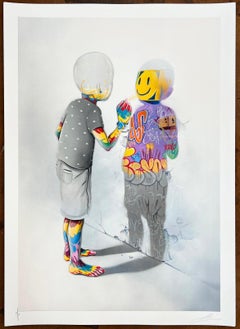 Graffiti-Schatten-Druck von Flog