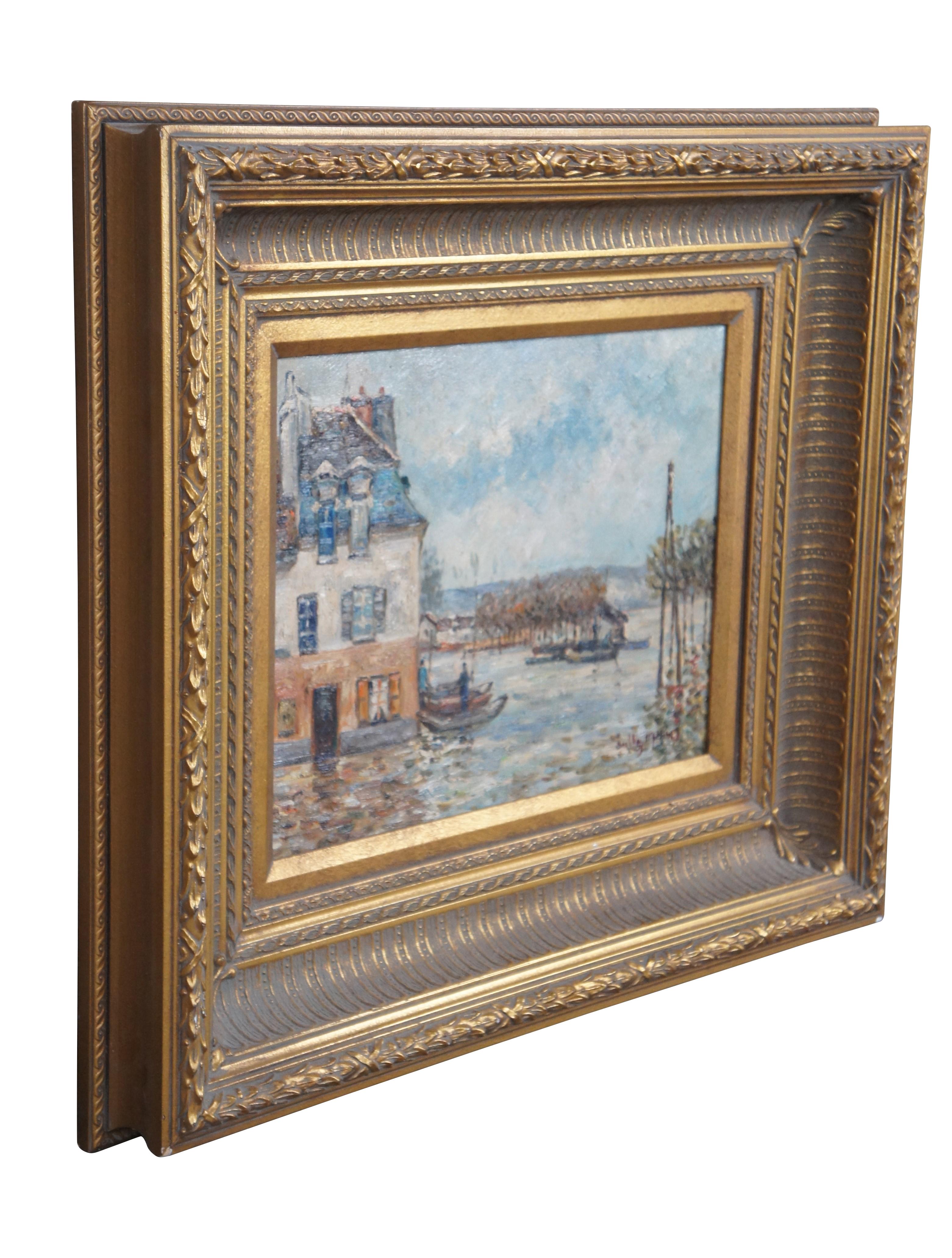 An original oil painting replicating the 