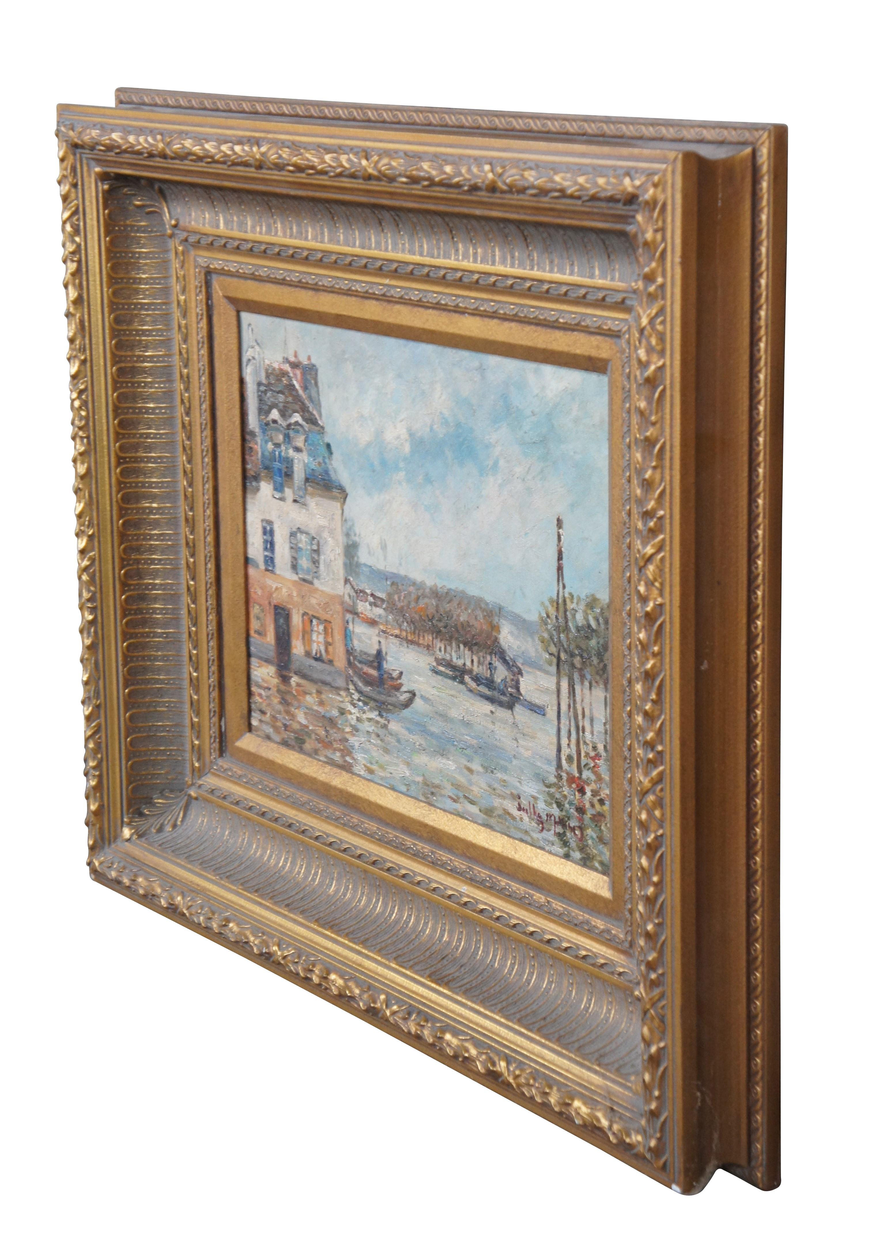 Expressionist Flood at Port-Marly French Impressionist Oil Painting After Alfred Sisley 26