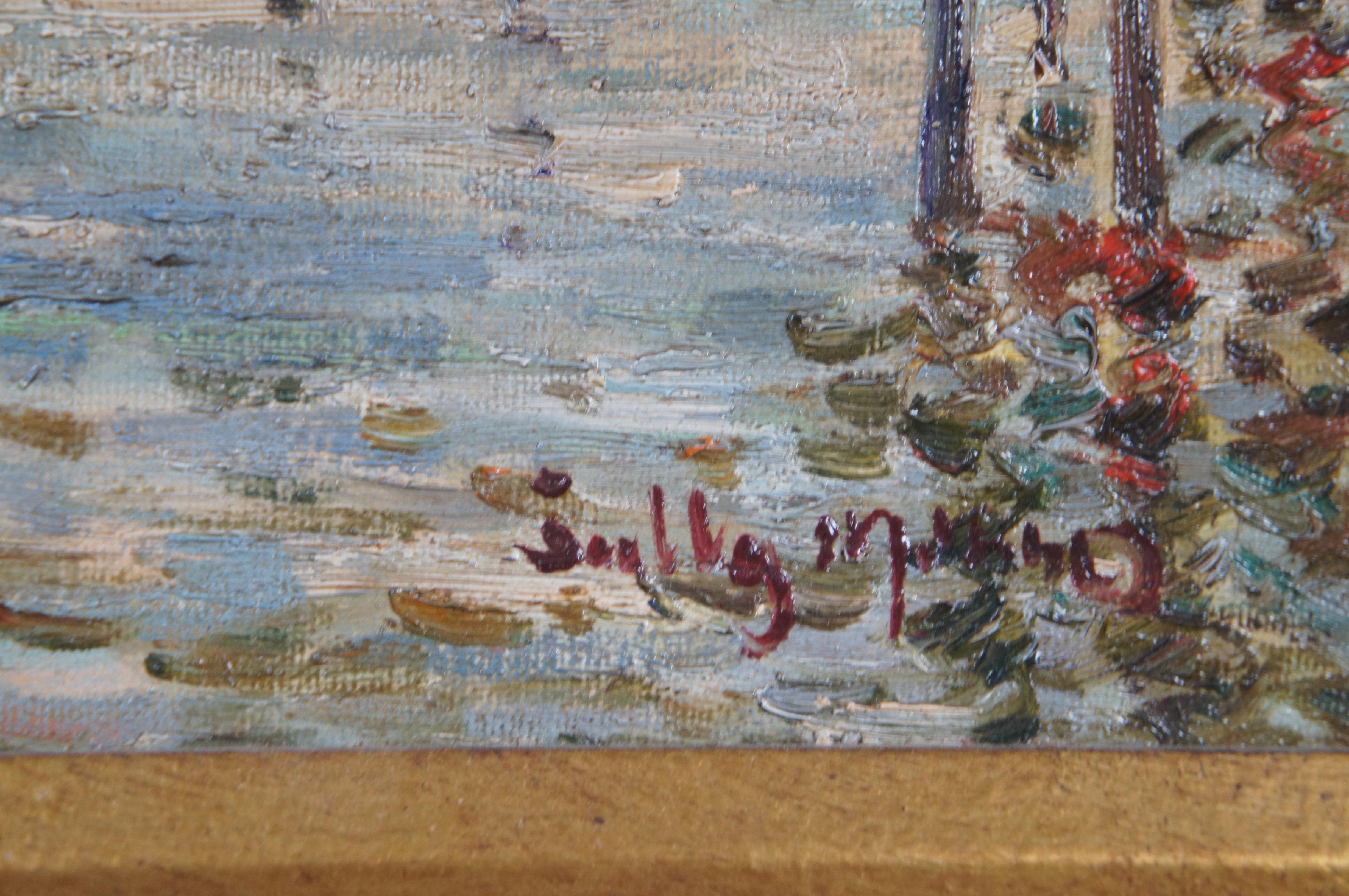 Canvas Flood at Port-Marly French Impressionist Oil Painting After Alfred Sisley 26