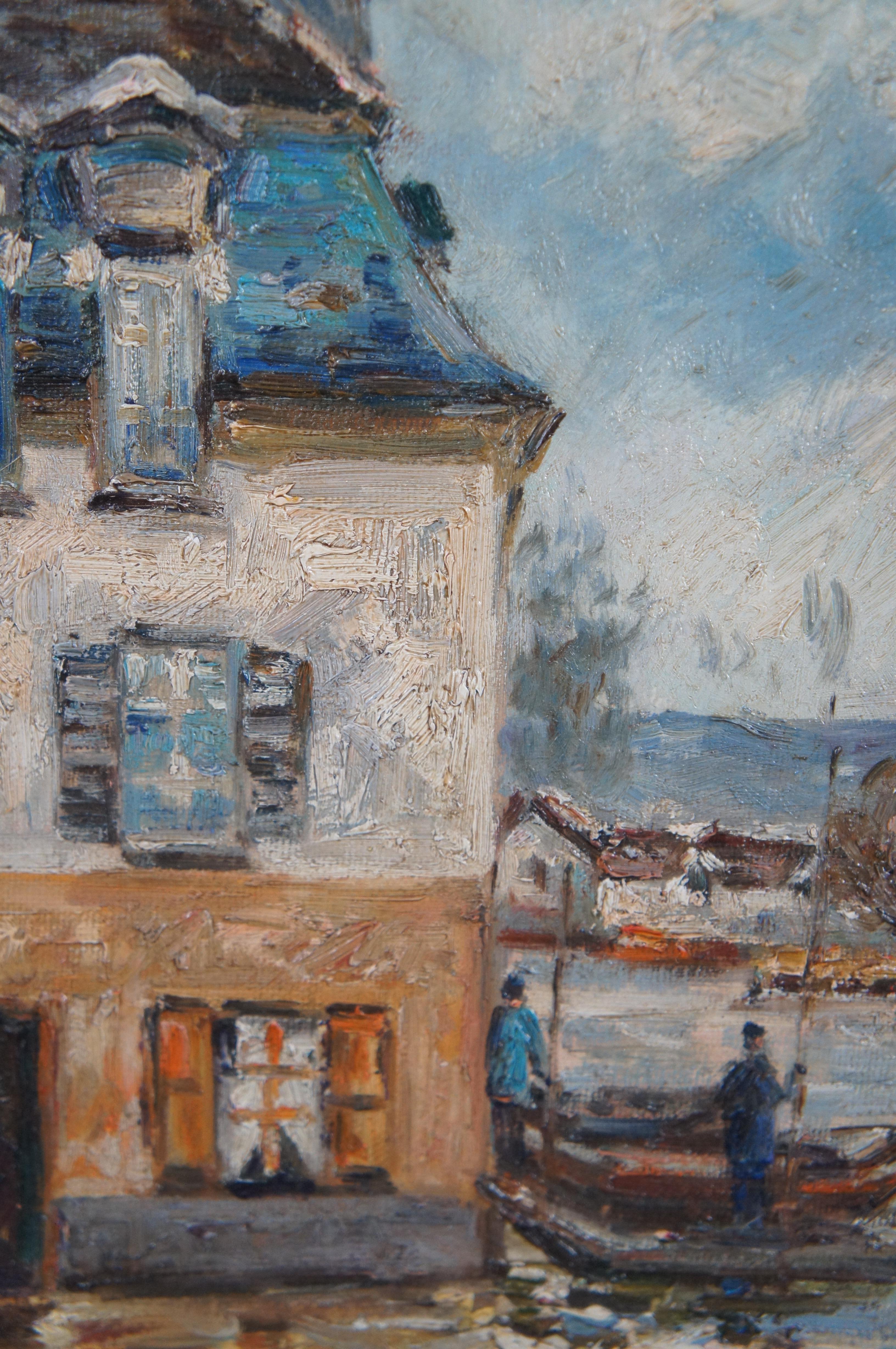 Flood at Port-Marly French Impressionist Oil Painting After Alfred Sisley 26