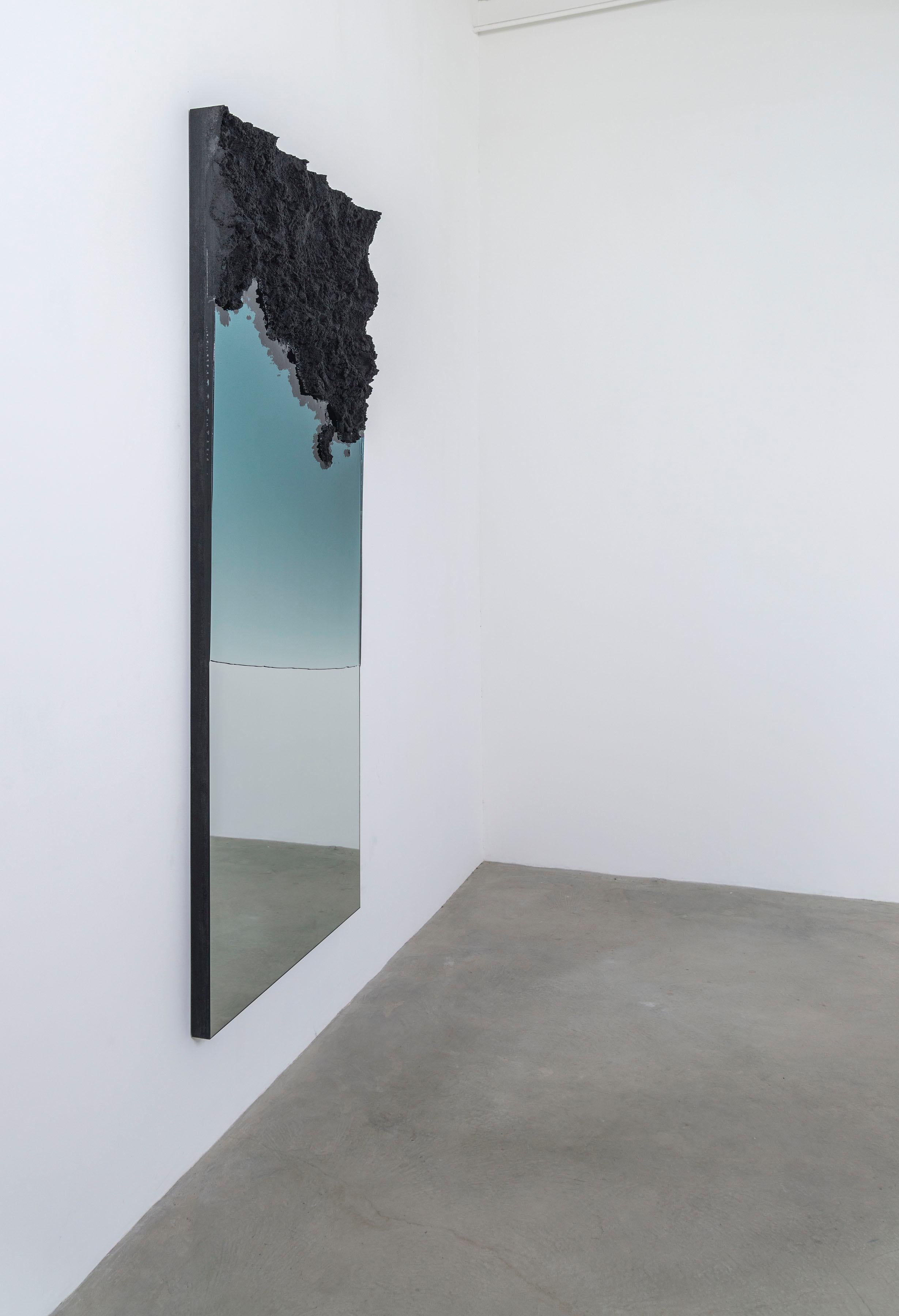 Flood Mirror, Sand, Resin and Mirror by Fernando Mastrangelo 1