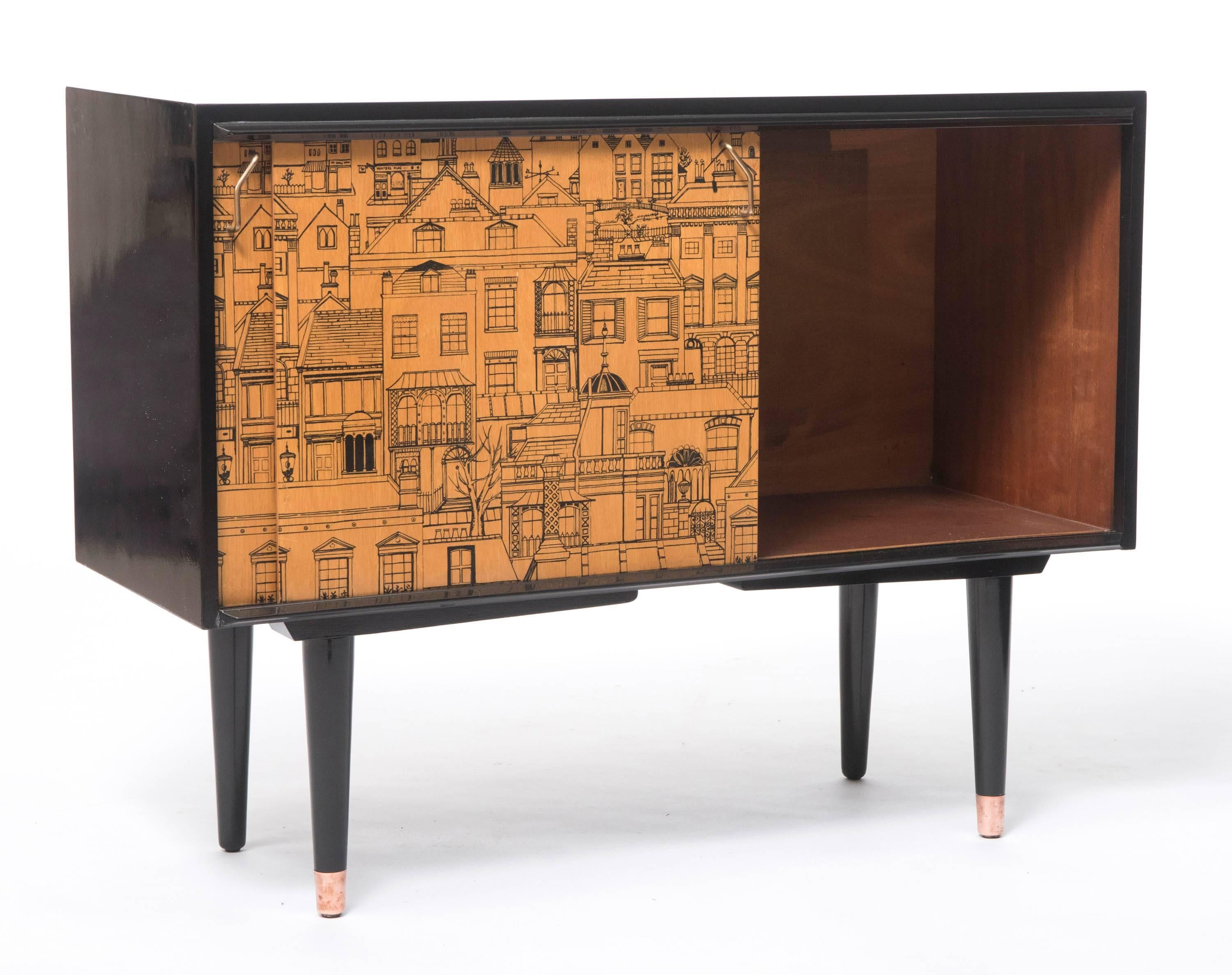 Floor Cabinet by G.W. Evans and Designed by Robert Heritage, England, circa 1954 In Good Condition In Macclesfield, Cheshire