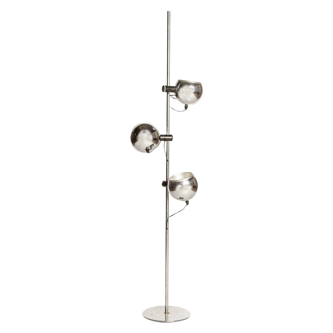 Floor Chrome Lamp, Italy, 1970s