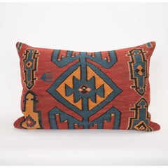 Floor Cushion Made from an Antique Avar Kilim from Dagestan , Early 20th C.