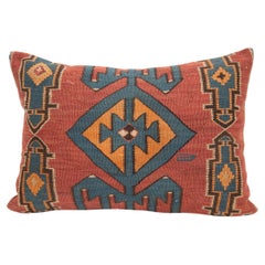  Floor Cushion Made from an Antique Avar Kilim from Dagestan , Early 20th C.