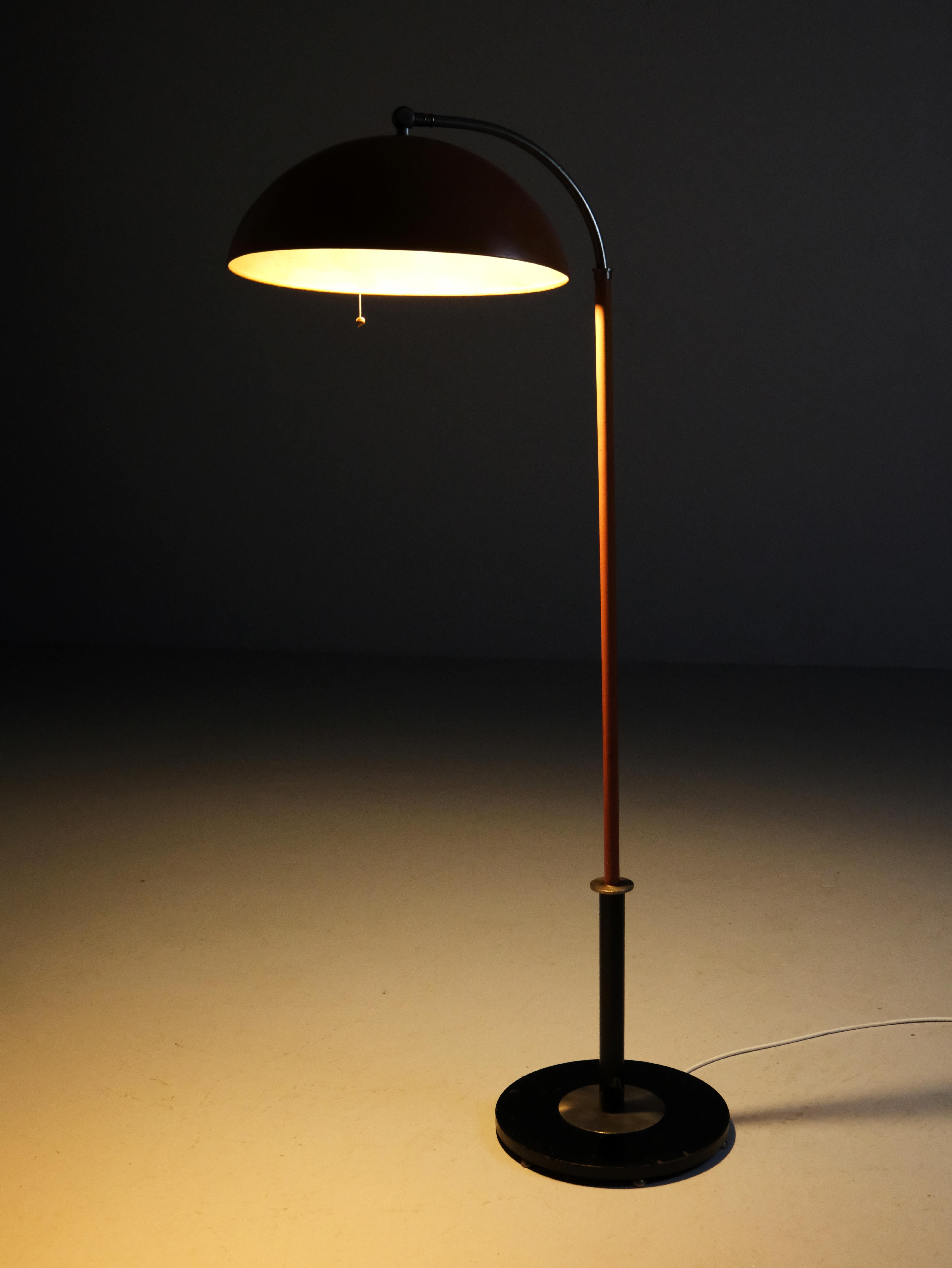 Lampadaire '15084' par Harald Notini pour Böhlmarks, Suède, années 1930 en vente 3