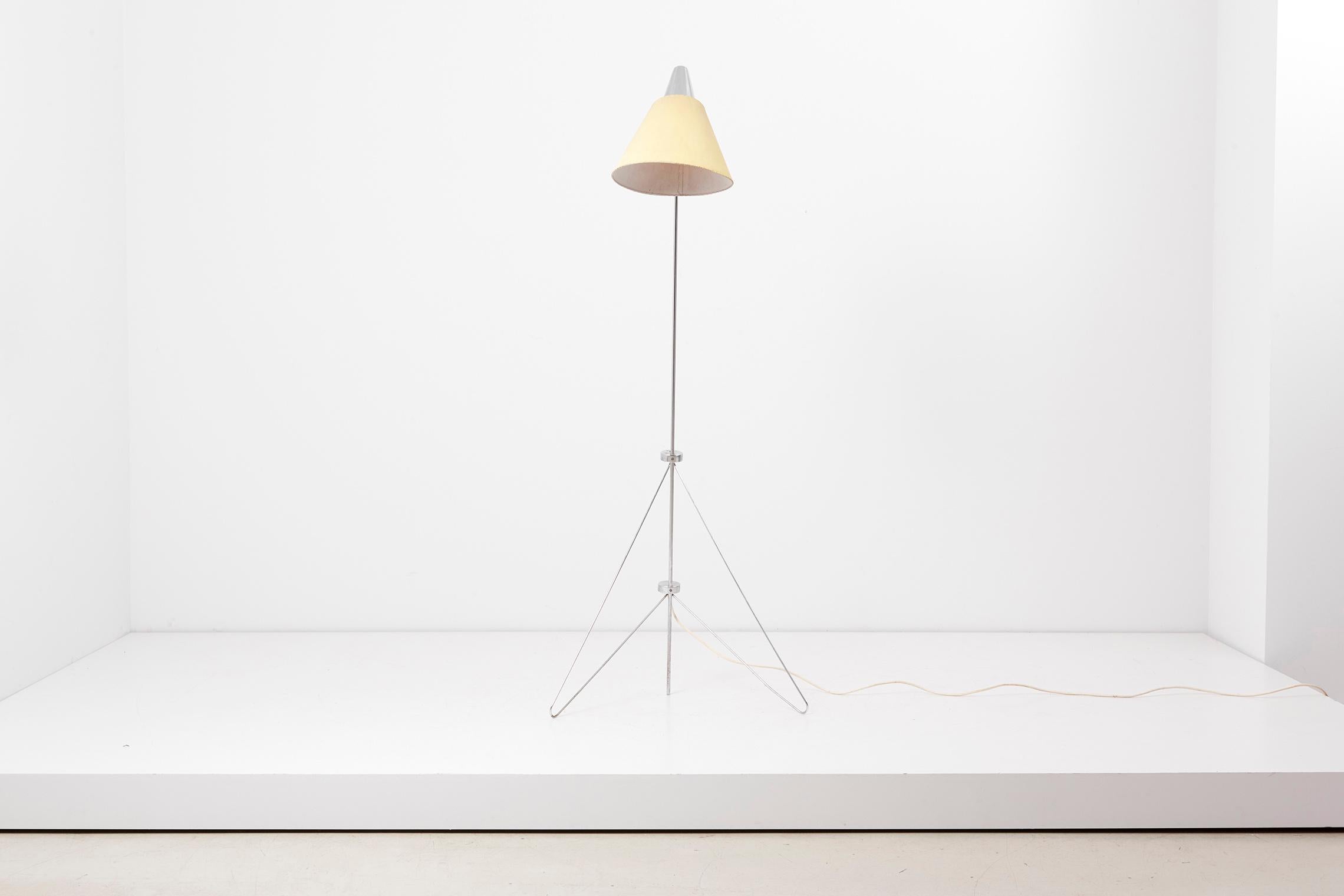Mid-Century Modern Floor Lamp '1783' in Original Condition by Josef Hurka for Napako, 1950s