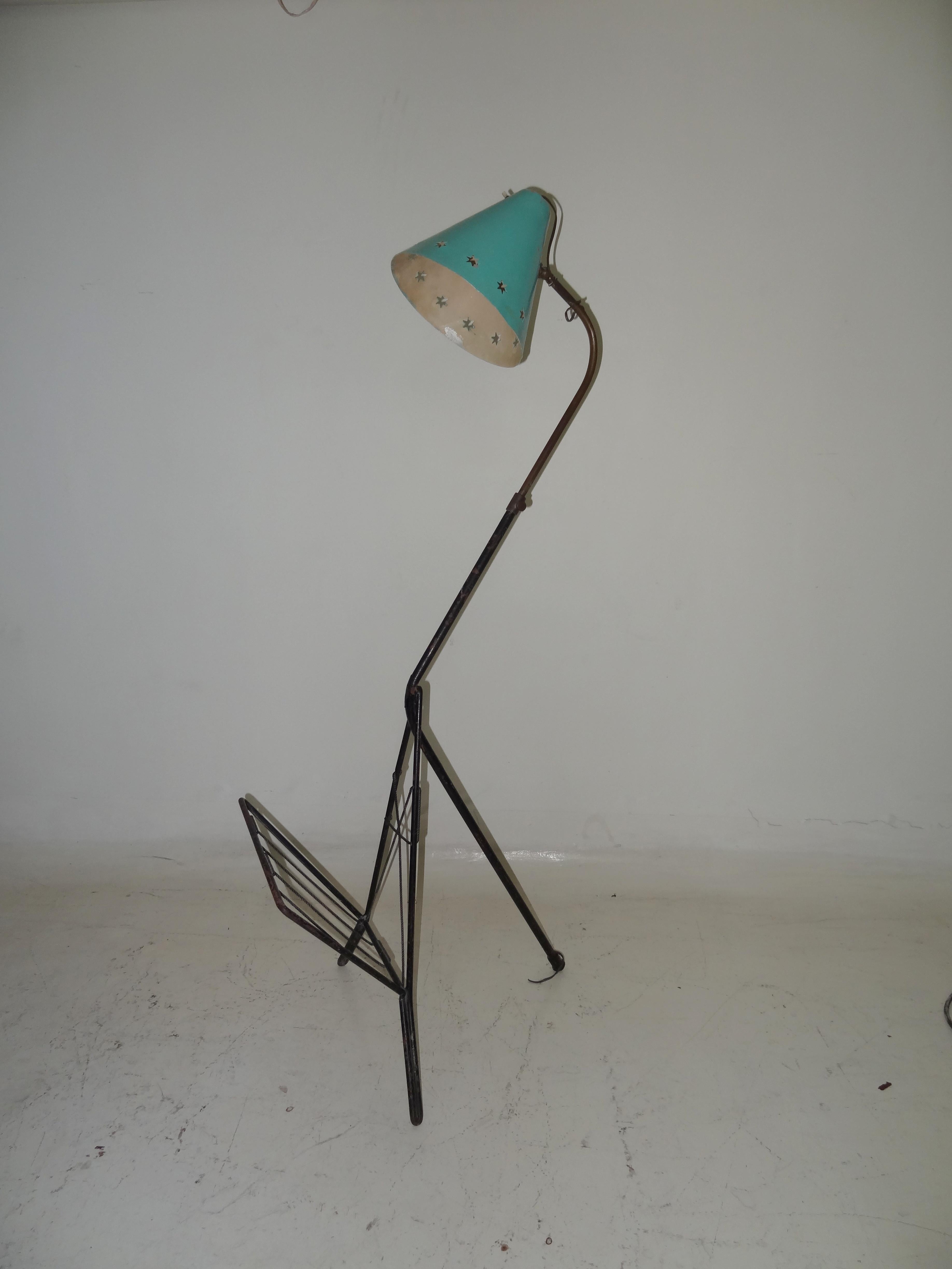 Lampadaire  1960, Italien Bon état - En vente à Ciudad Autónoma Buenos Aires, C