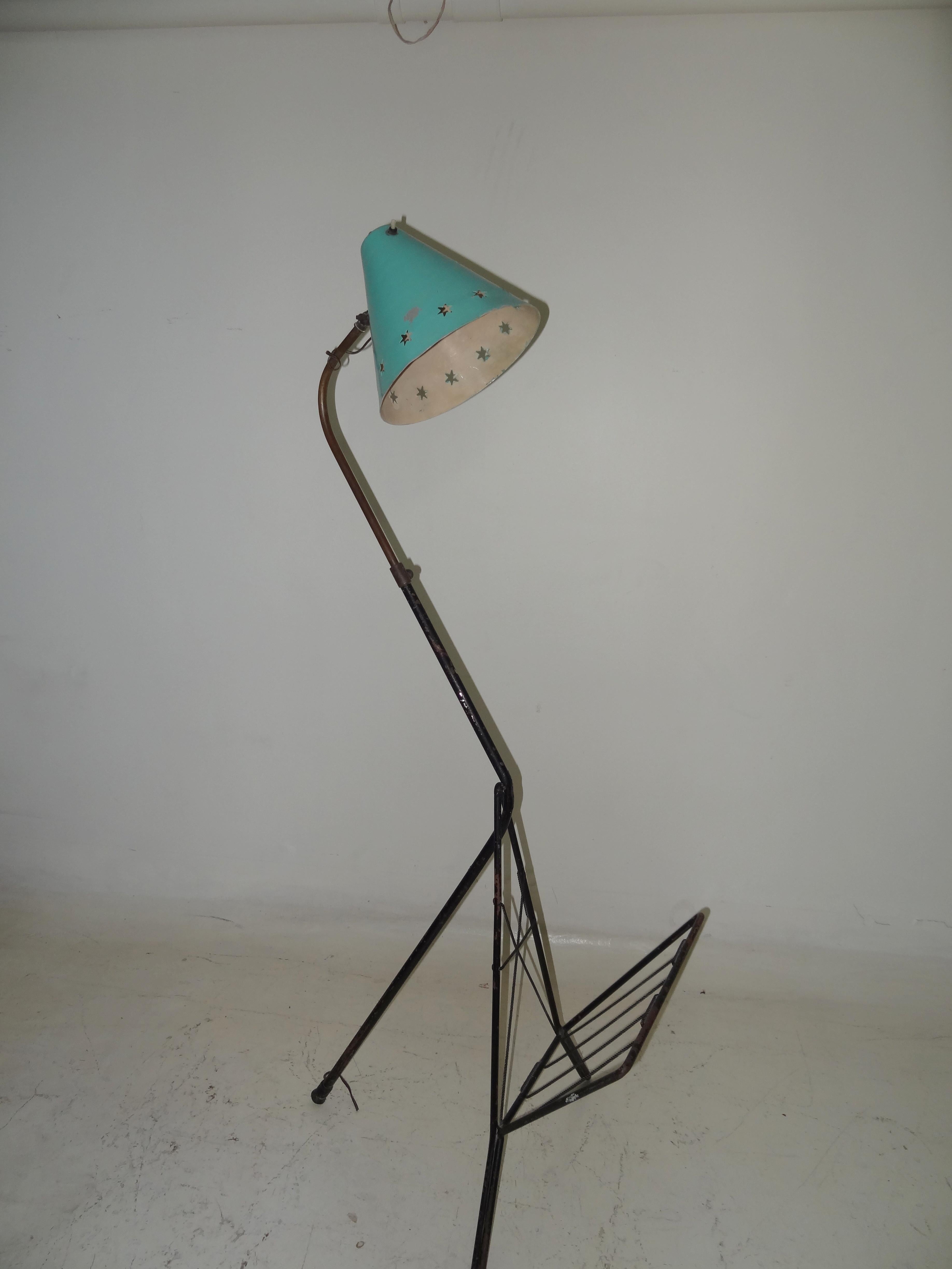 Milieu du XXe siècle Lampadaire  1960, Italien en vente