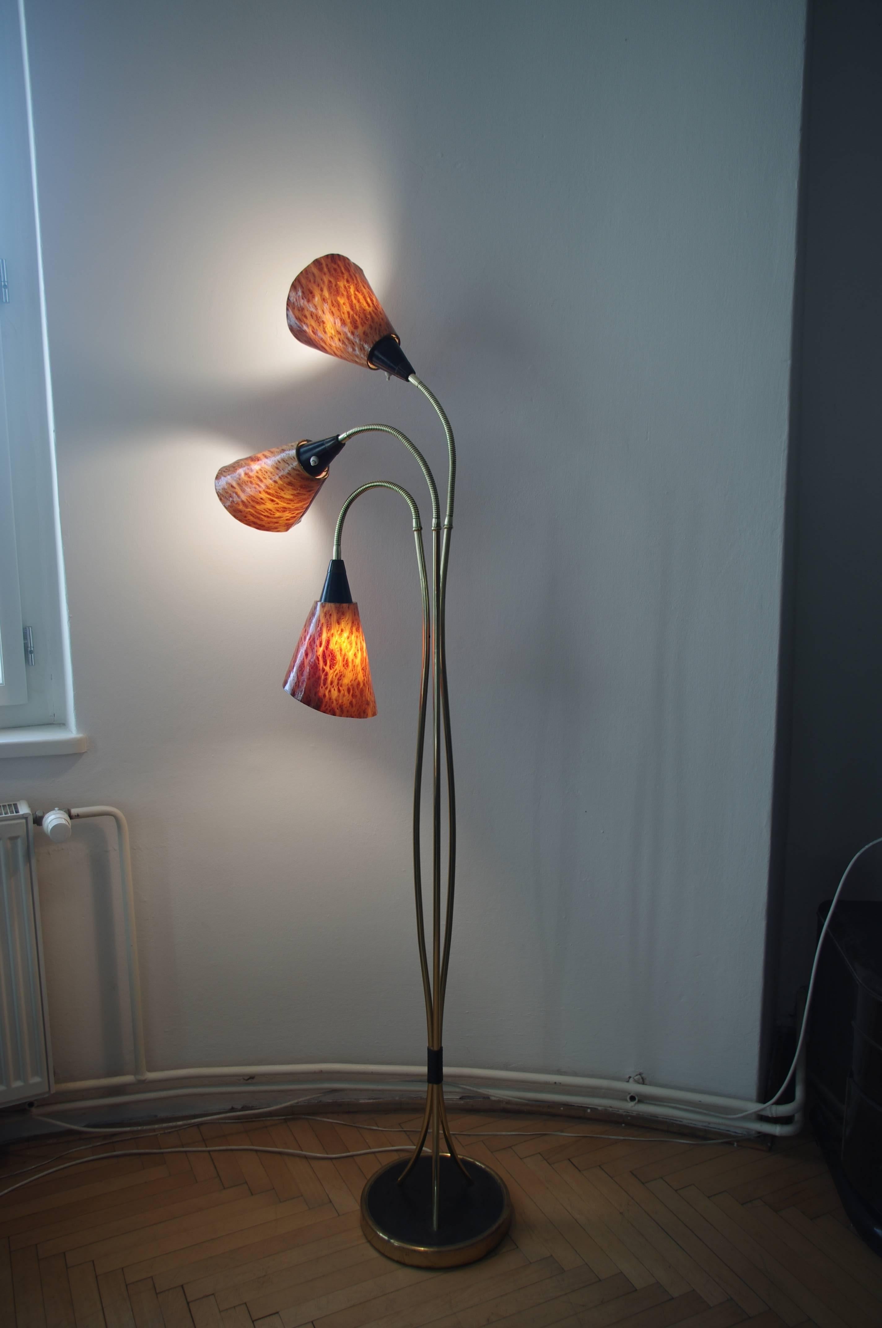 upcycled floor lamp