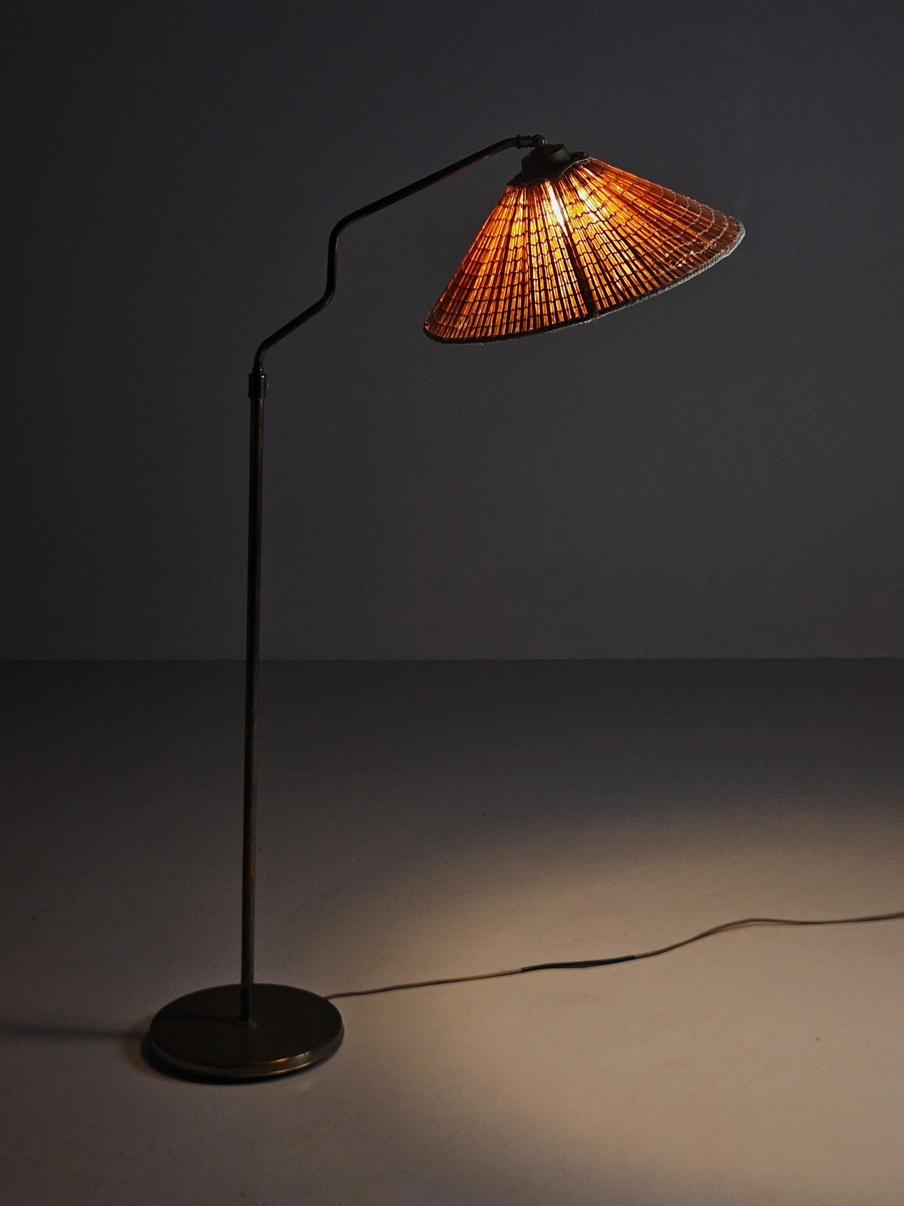 Lampadaire '30631' de Bertil Brisborg pour Nordiska Kompaniet, Suède, années 1940 en vente 4