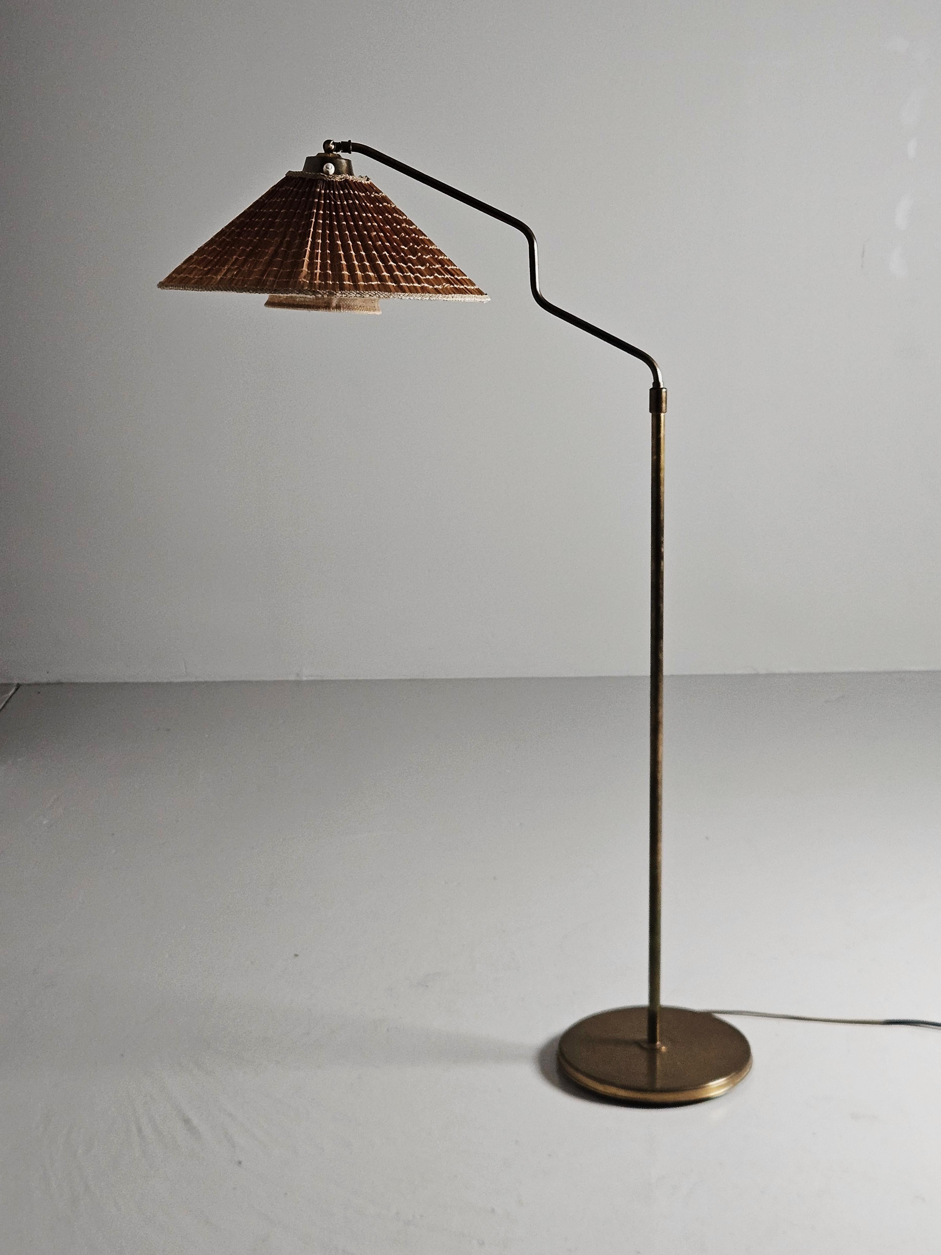 Lampadaire '30631' de Bertil Brisborg pour Nordiska Kompaniet, Suède, années 1940 Bon état - En vente à Eskilstuna, SE