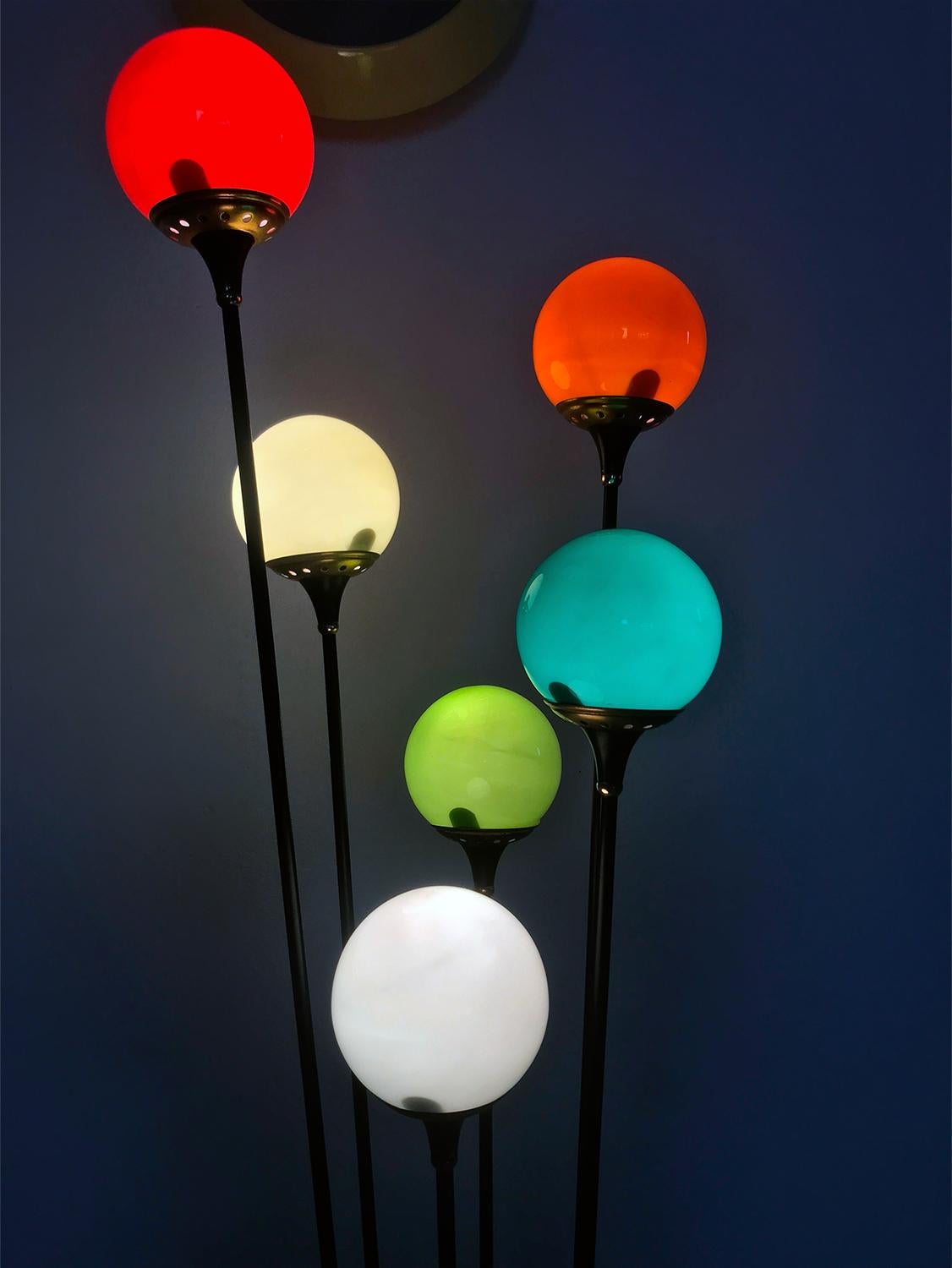 colorful standing lamp