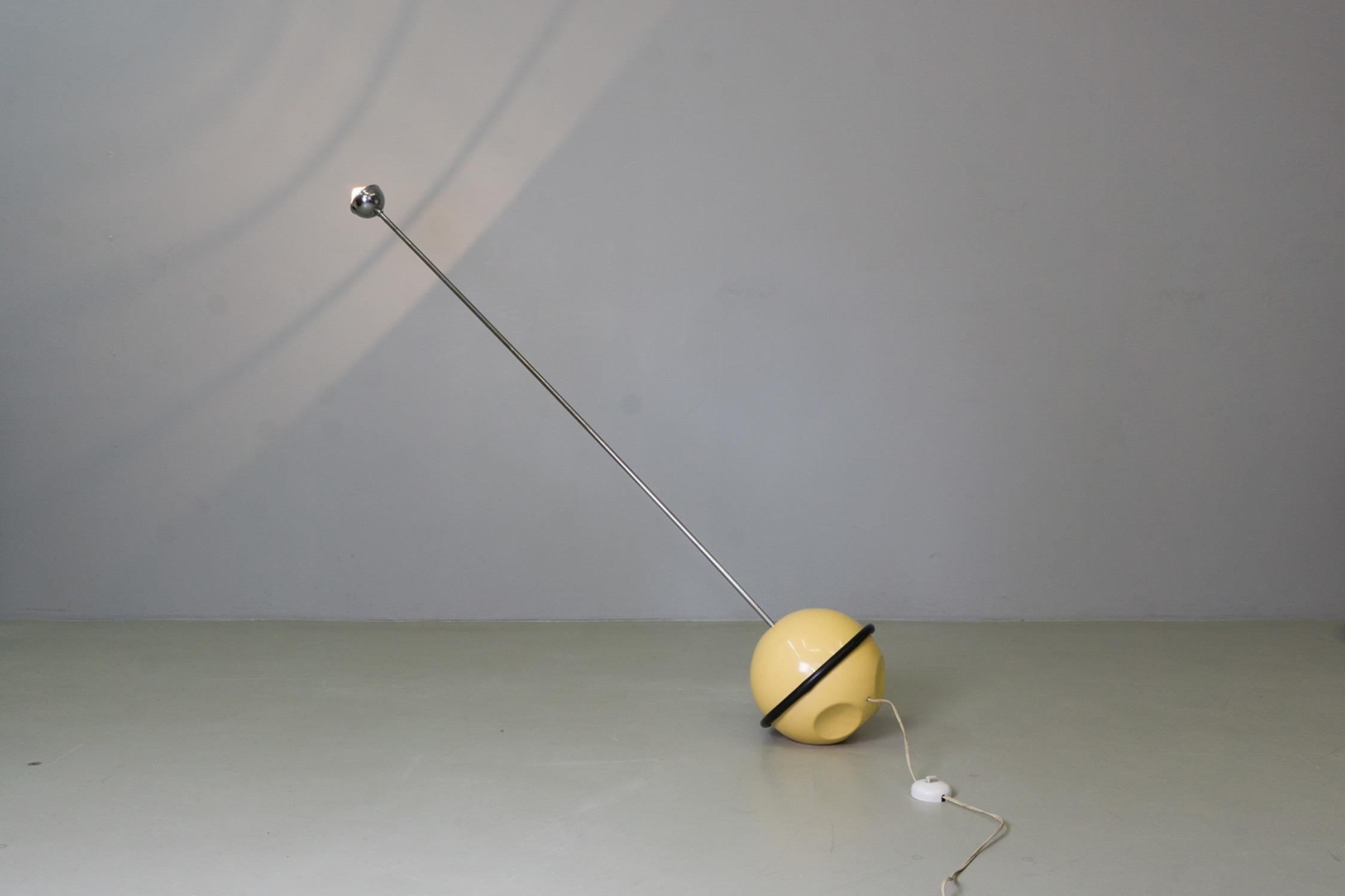 Modern Floor Lamp 'Aloa', Adjustable Positions, by Claudio Salocchi, 1971 For Sale