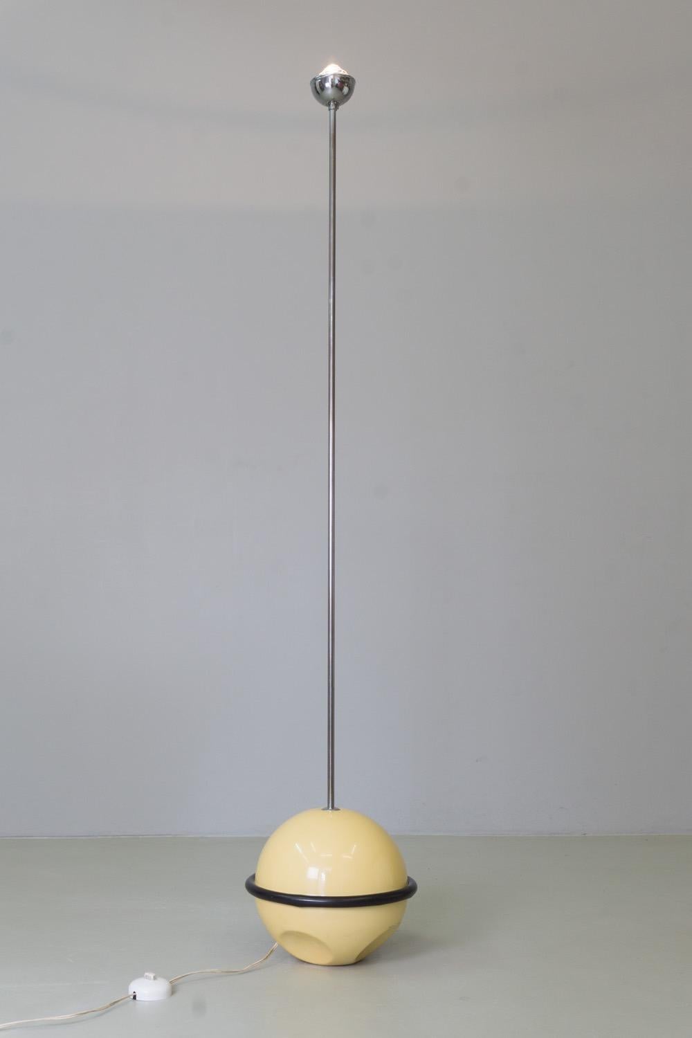 Italian Floor Lamp 'Aloa', Adjustable Positions, by Claudio Salocchi, 1971 For Sale