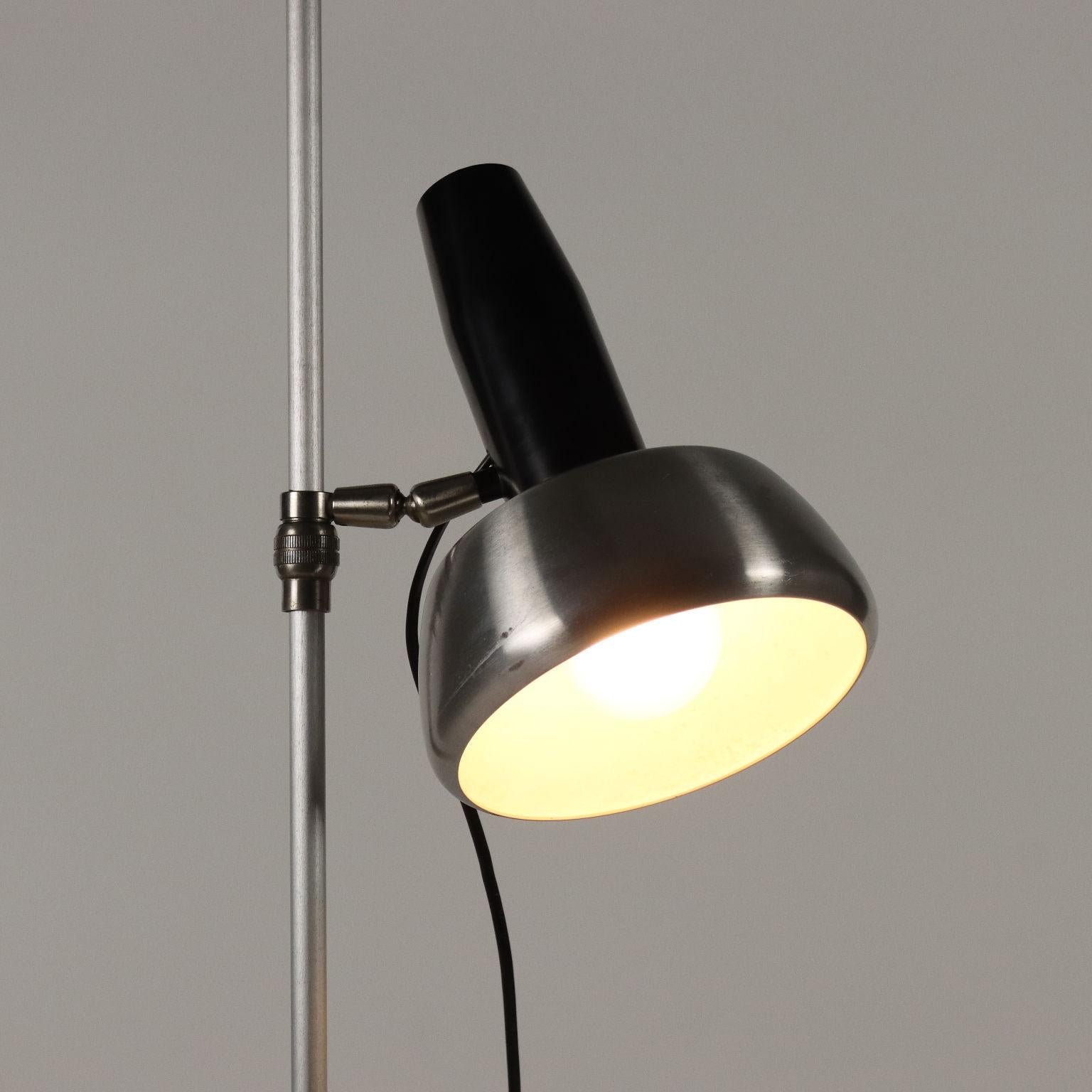 Stehlampe aus Aluminium, Italien, 1960er Jahre (Moderne der Mitte des Jahrhunderts)
