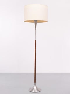 Floor Lamp Aluminum Attributed RAAK, 1970s, Holland
