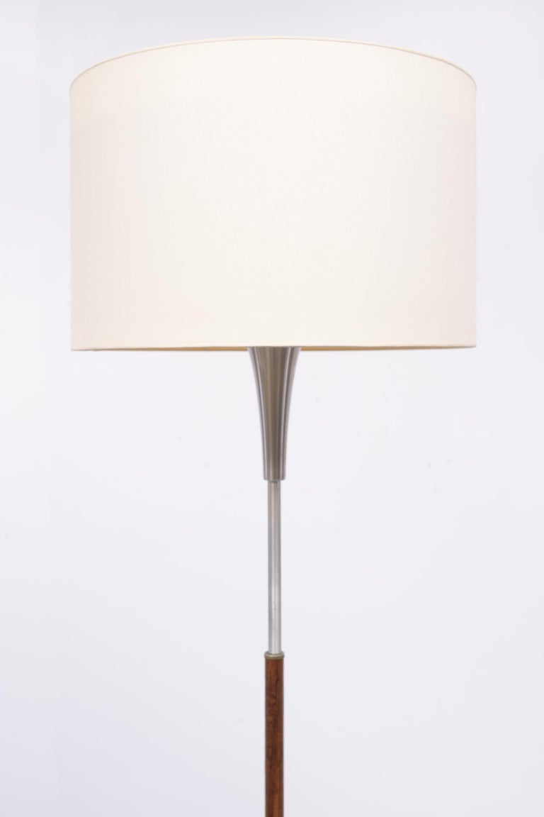 Floor Lamp Aluminum Attributed RAAK, 1970s, Holland For Sale at 1stDibs