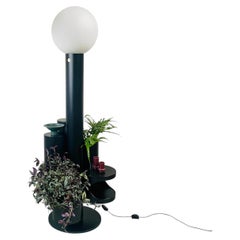 Floor lamp and plant stand "CLOSE ENCOUNTER" by Kerst Koopman, Dutch design 80s