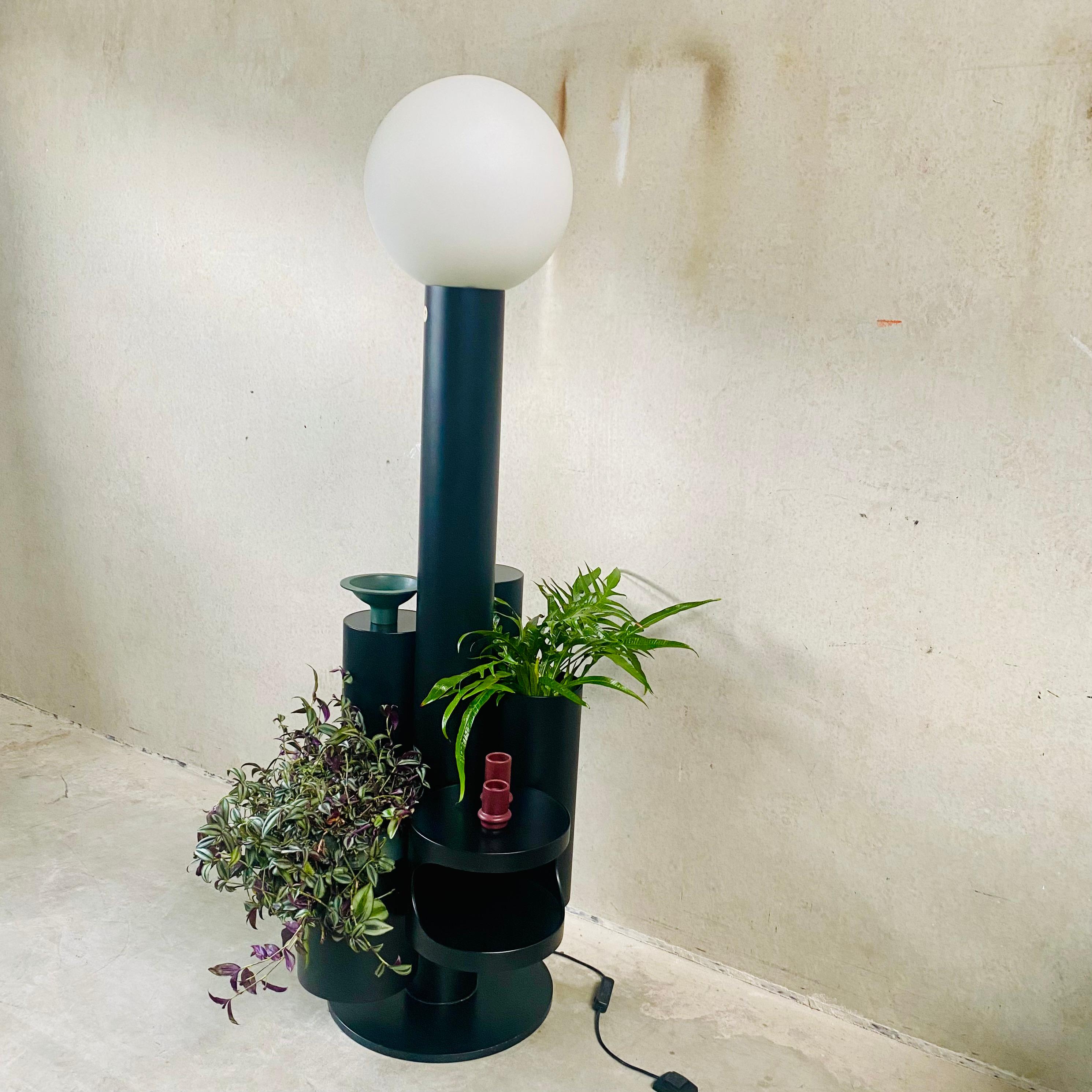 plant stand floor lamp