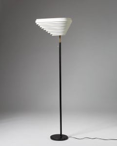 Floor Lamp “Angel Wing” Designed by Alvar Aalto for Valaistustyö, Finland, 1950s