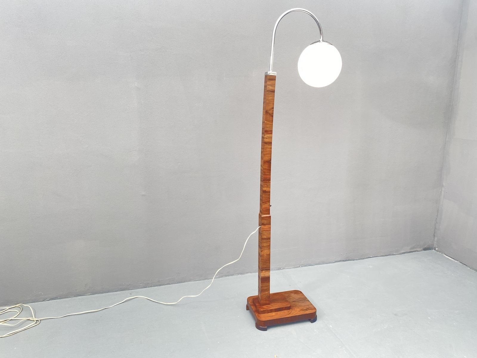 Floor lamp ART DECO, 1930´s, Czechoslovakia For Sale 5