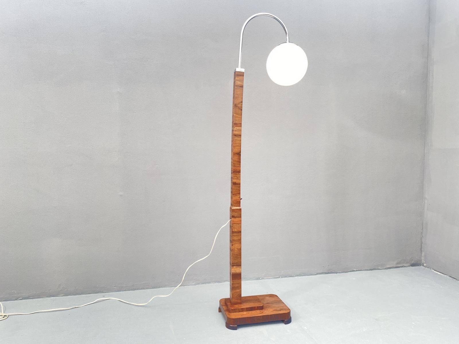 Floor lamp ART DECO, 1930´s, Czechoslovakia For Sale 6
