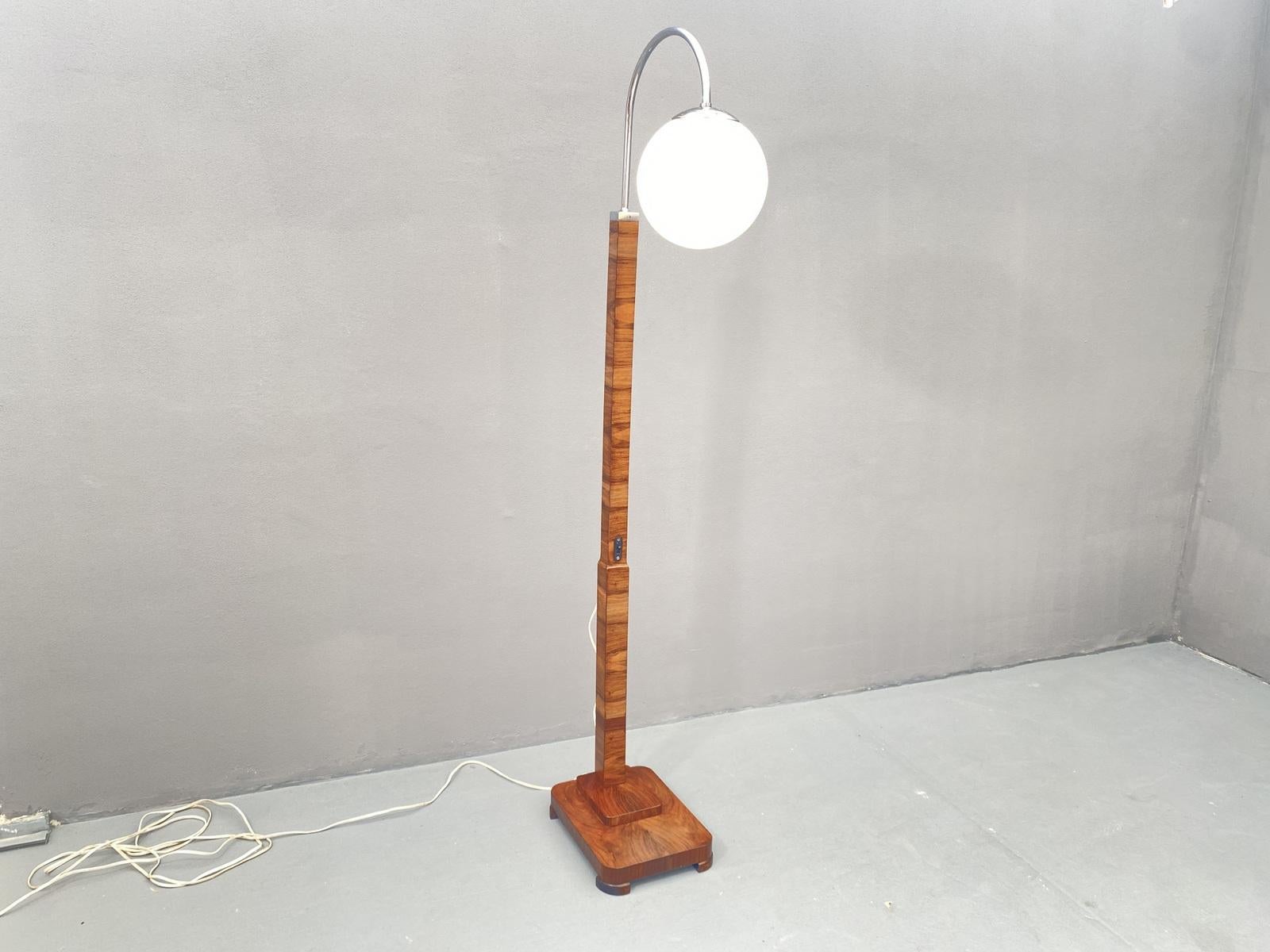 Floor lamp ART DECO, 1930´s, Czechoslovakia For Sale 7