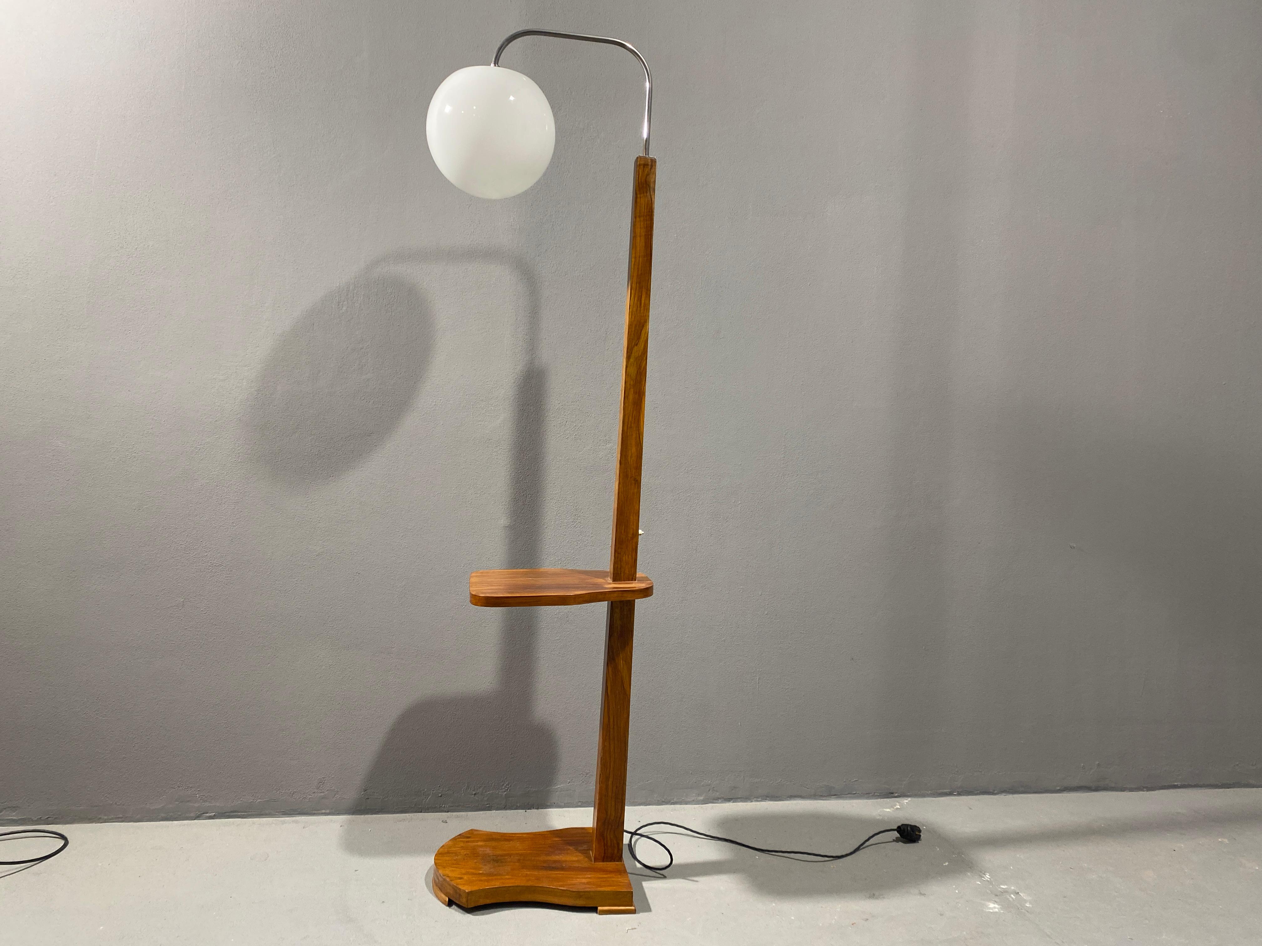 Art Deco Floor lamp ART DECO, 1930´s, Czechoslovakia For Sale