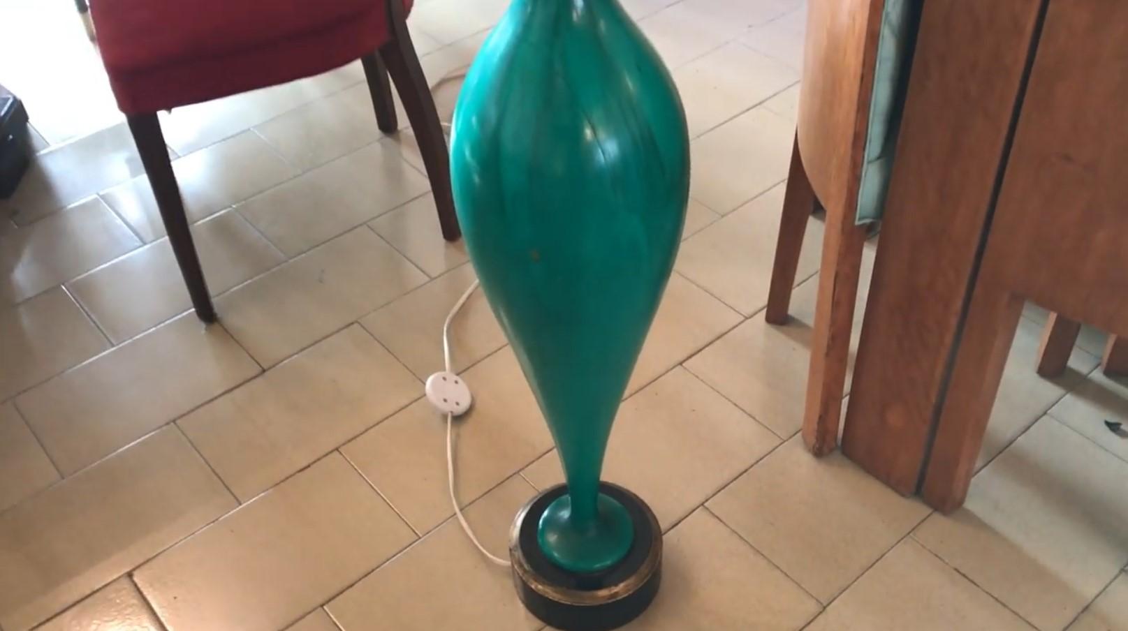 Floor lamp 

Material: wood
France
1930
You want to live in the golden years, those are the floor lamps that your project needs.
We have specialized in the sale of Art Deco and Art Nouveau and Vintage styles since 1982. If you have any questions we