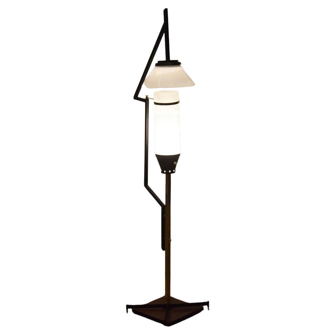 Floor lamp attr. Stilnovo, 1950s