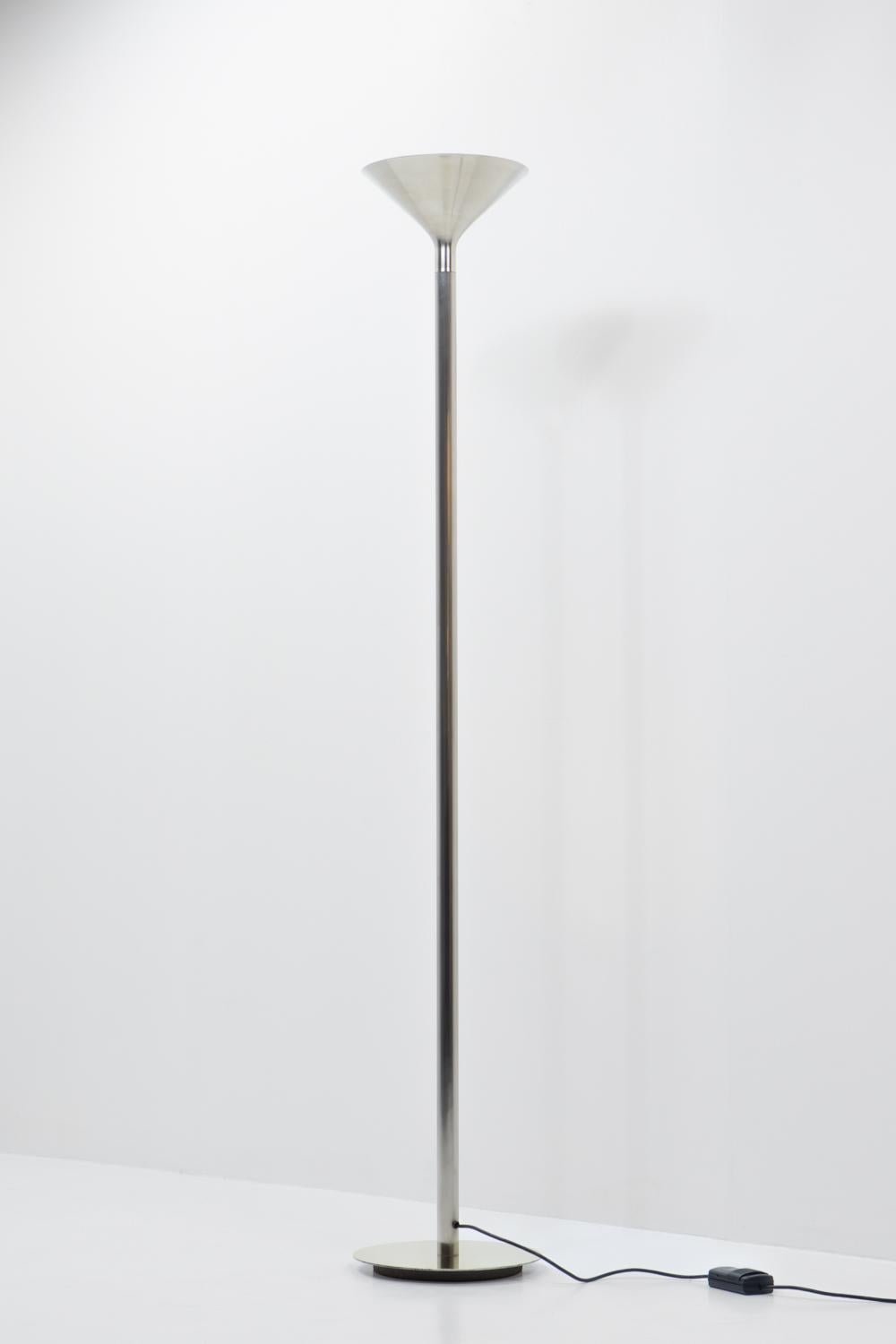 Lámpara de pie atribuida a Jacques Grange para Yves Saint Laurent - Francia Años 80 en Bueno estado para la venta en Renens, CH