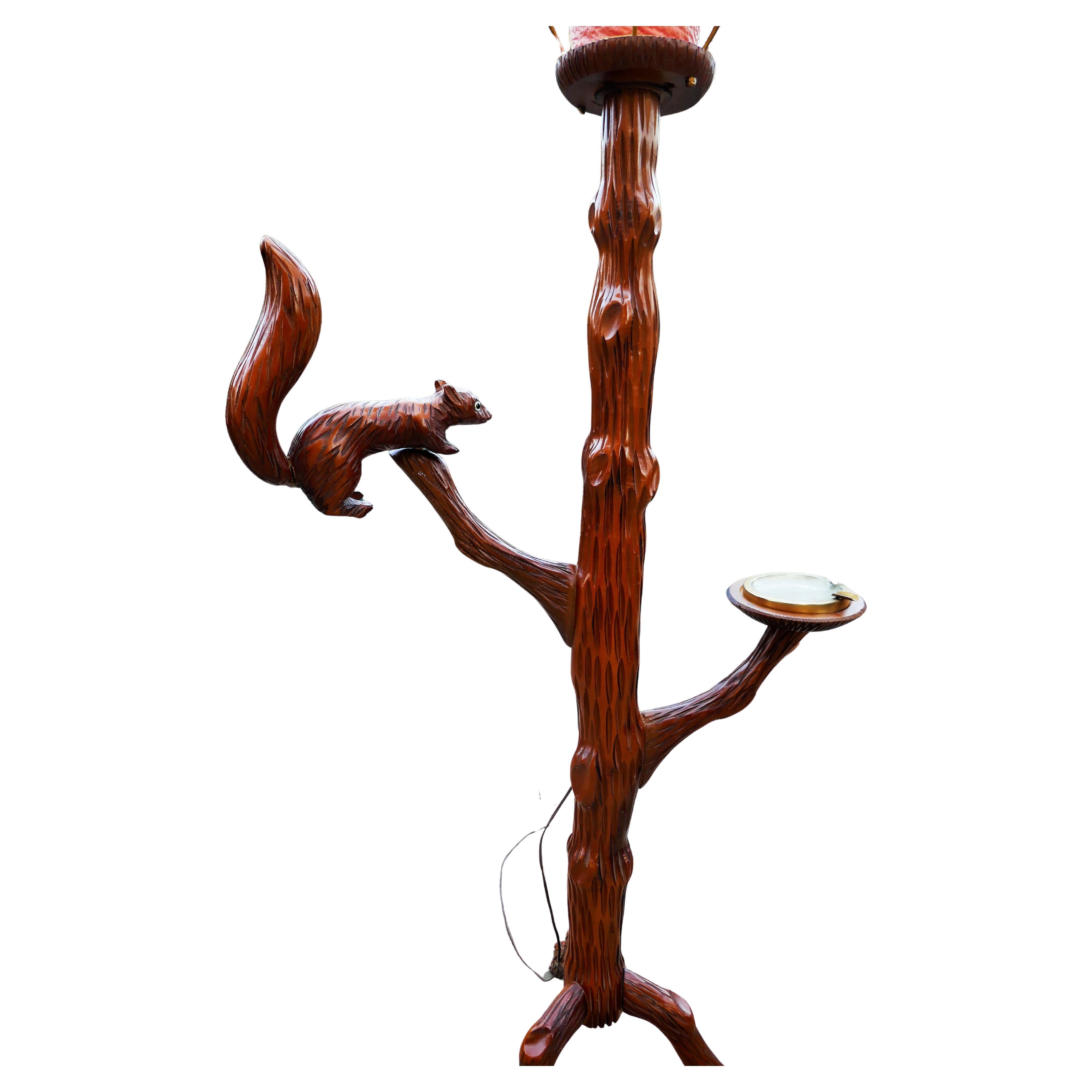 Organic Modern Floor lamp attributed to Aldo Tura For Sale
