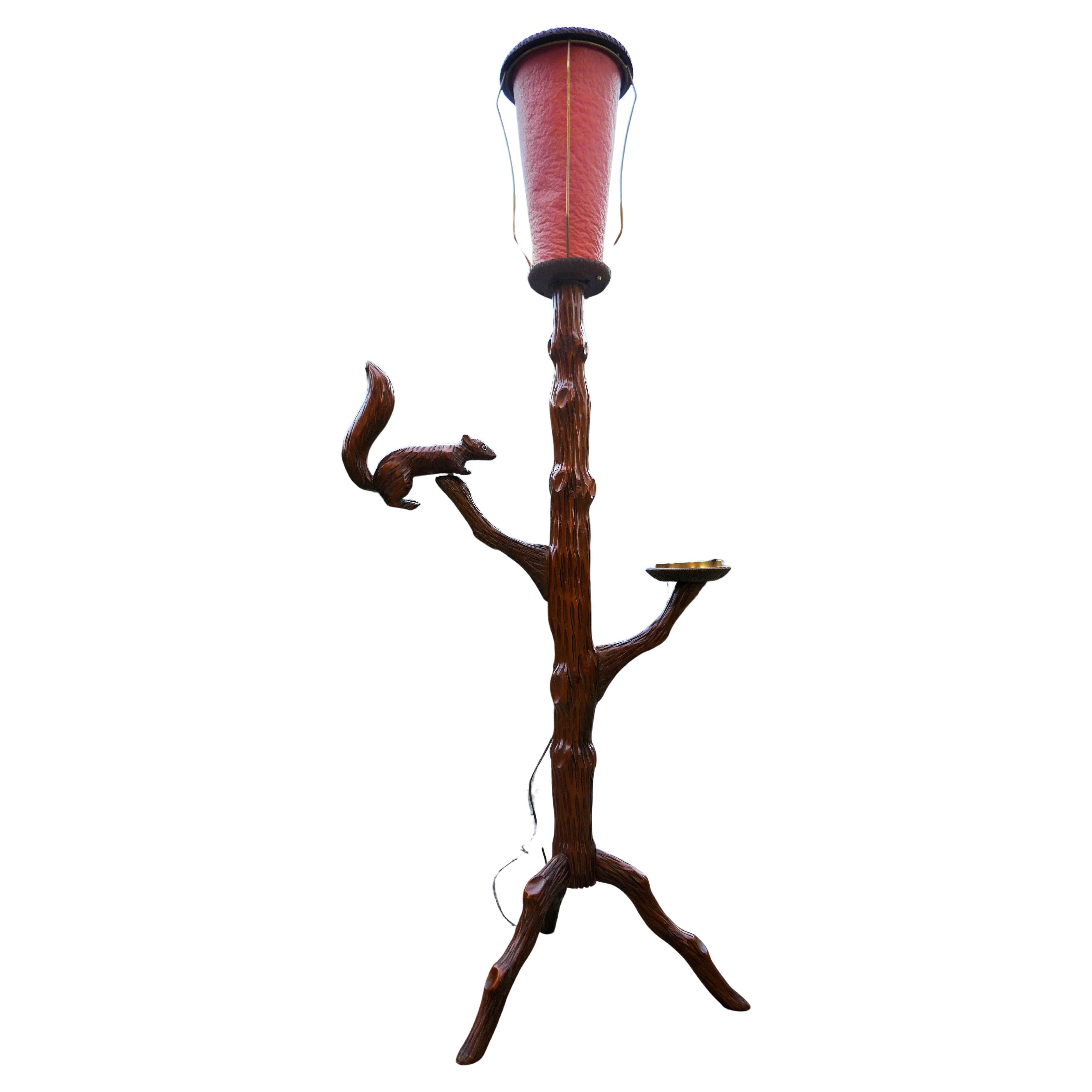 Italian Floor lamp attributed to Aldo Tura For Sale