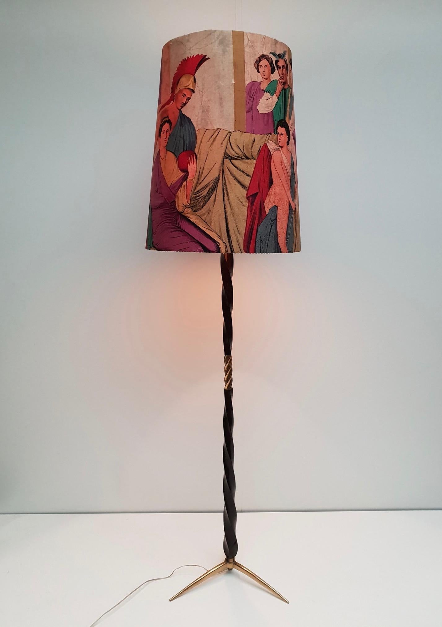 Italian Floor Lamp Attributed to Borsani
