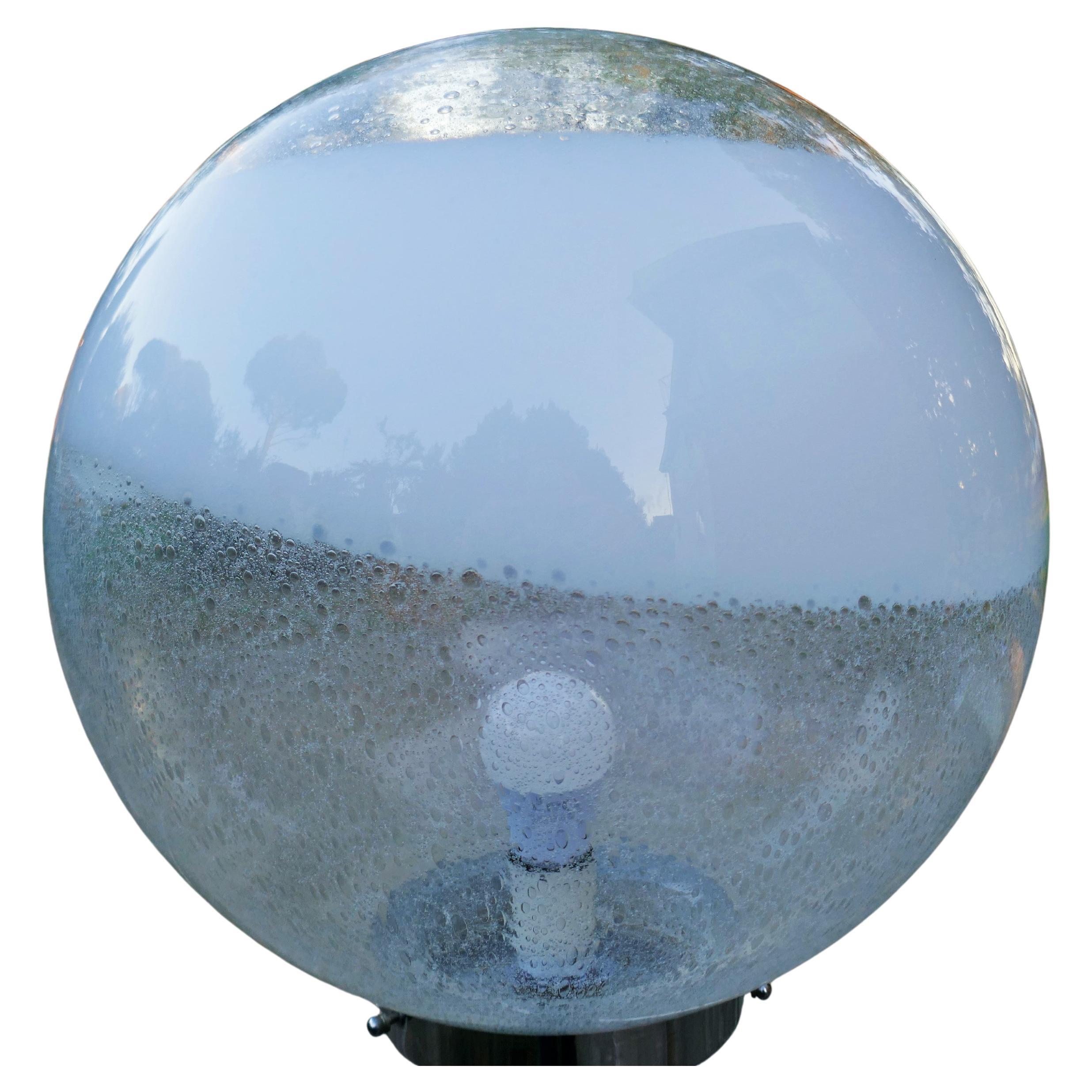 Floor lamp with pulegoso glass.
Attributed to Carlo Nason for Mazzega.
Good condition.
Thanks