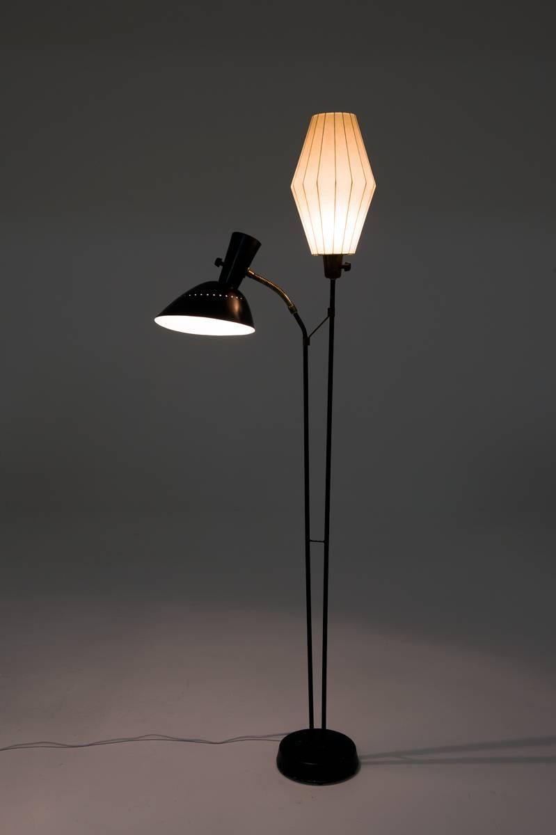 Floor Lamp Attributed to Hans Bergström for Ateljé Lyktan, 1950s, Sweden 3