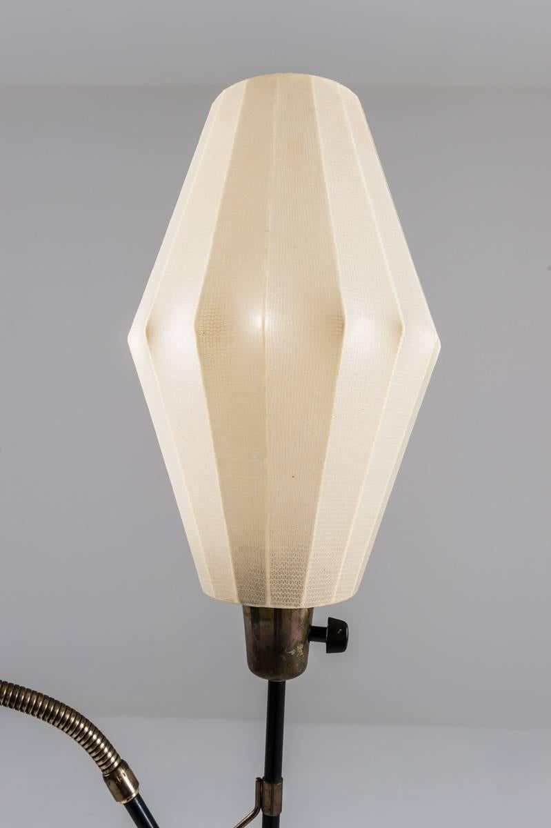 Floor Lamp Attributed to Hans Bergström for Ateljé Lyktan, 1950s, Sweden In Good Condition In Karlstad, SE