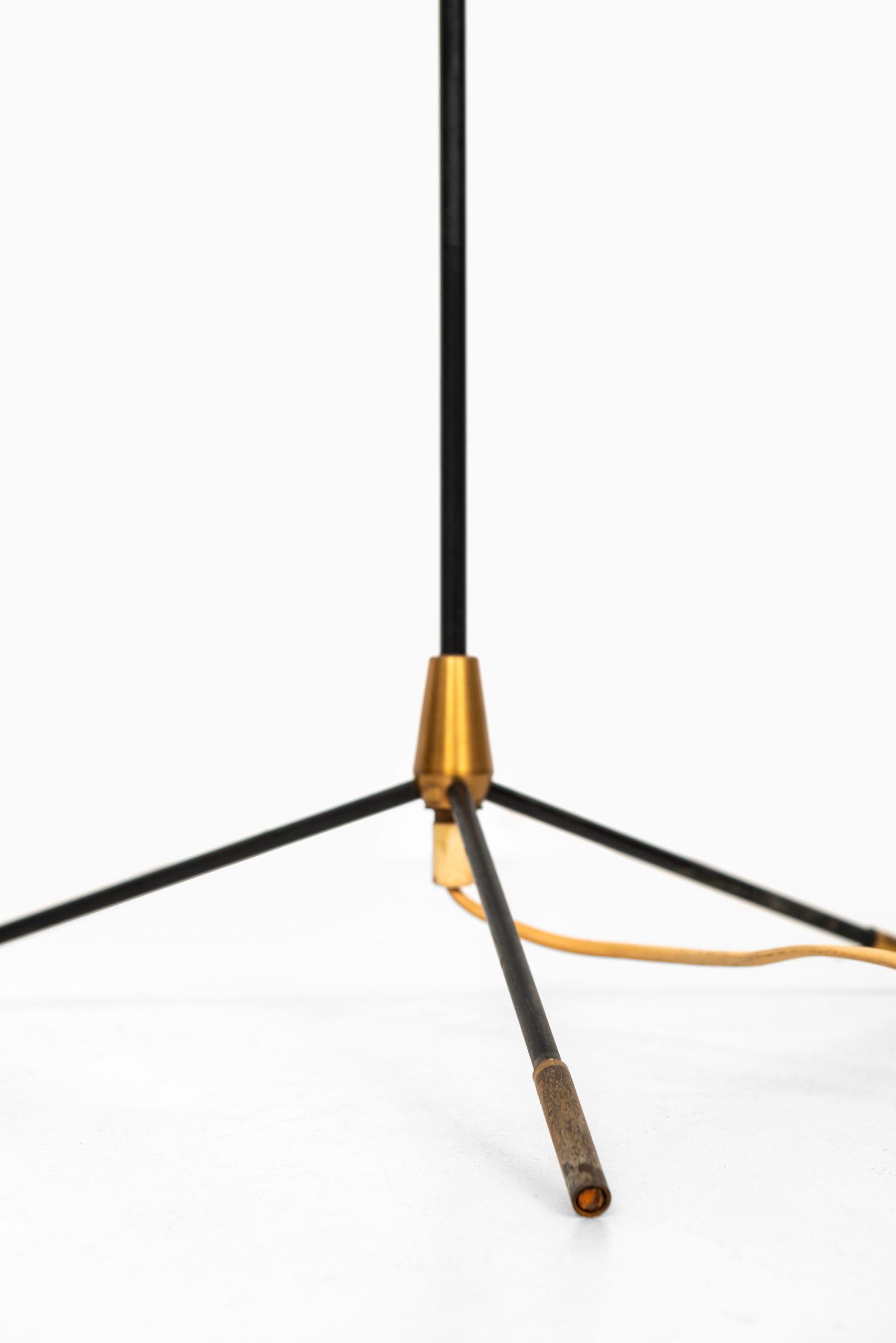 Scandinavian Modern Floor Lamp Attributed to Hans Bergström by Eskilstuna Elektrofabrik in Sweden For Sale