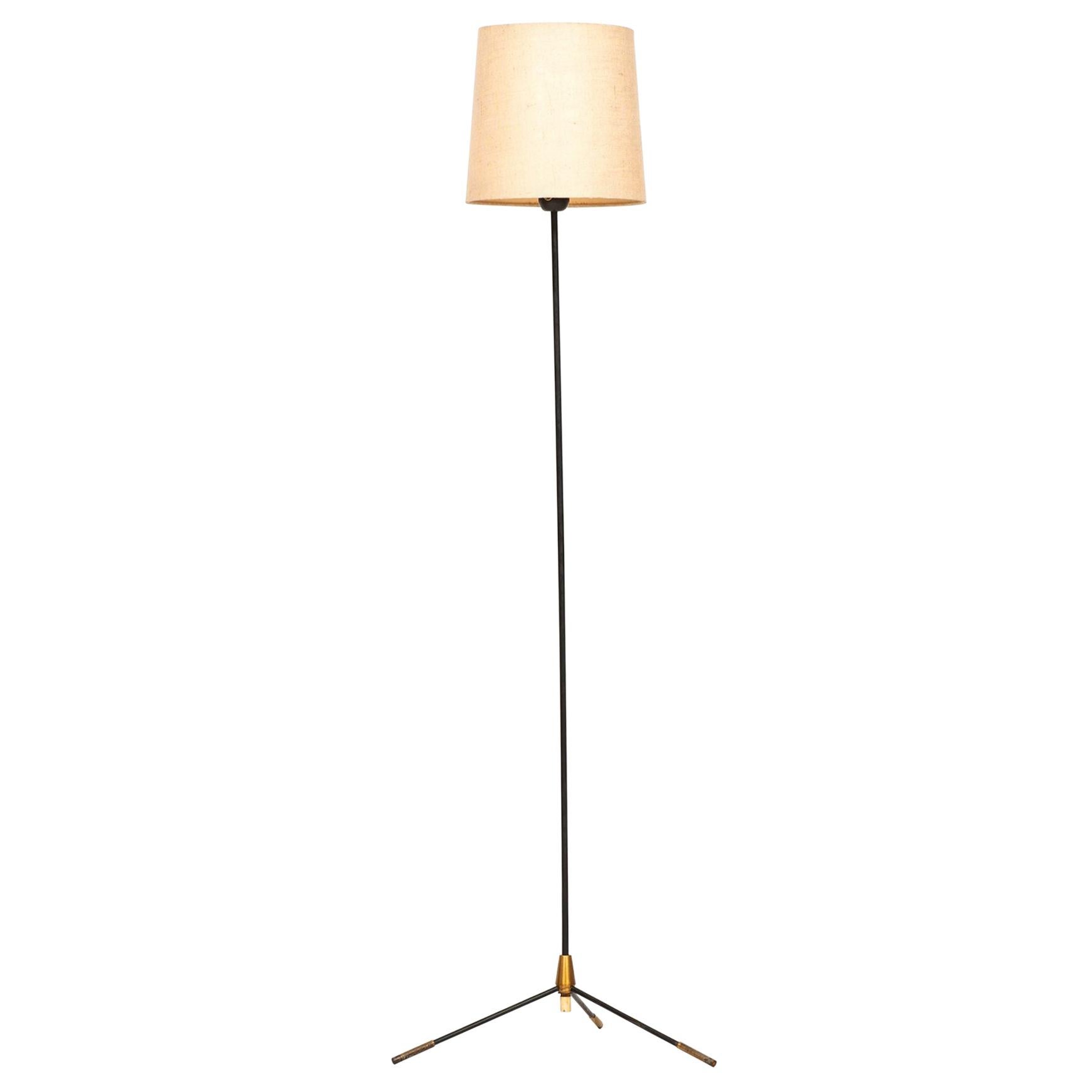 Floor Lamp Attributed to Hans Bergström by Eskilstuna Elektrofabrik in Sweden For Sale