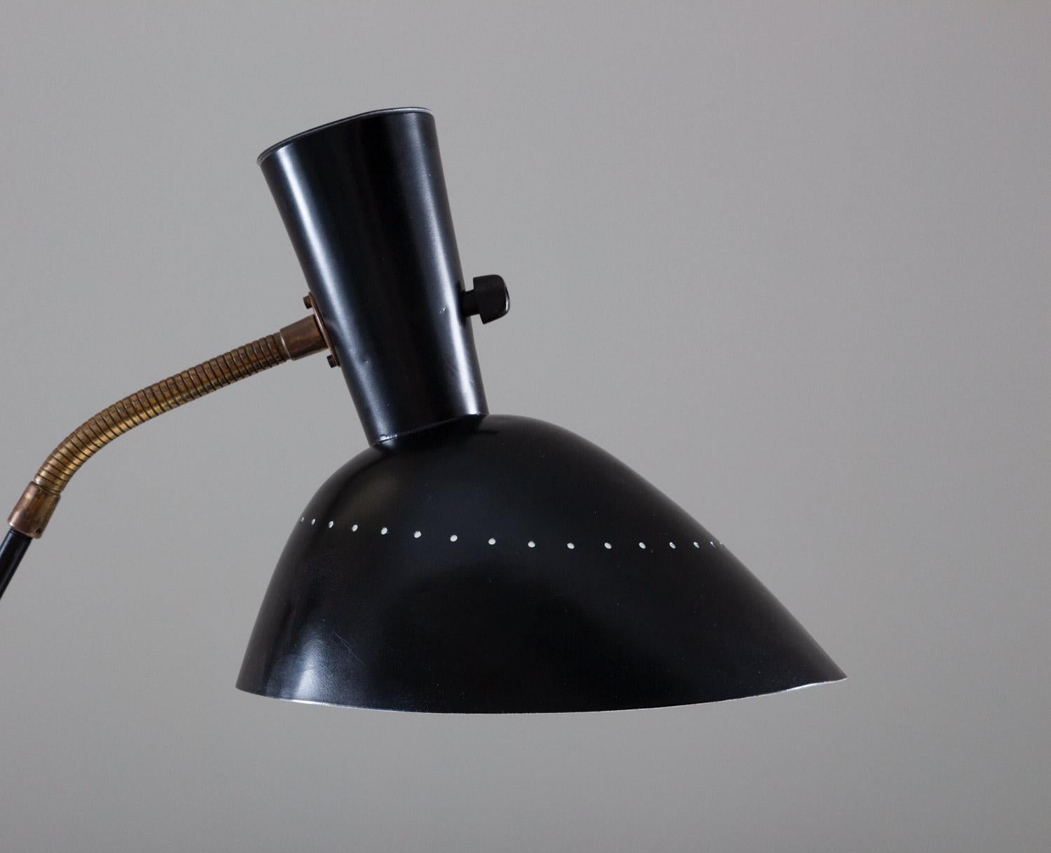 Swedish Floor Lamp Attributed to Hans Bergström for Ateljé Lyktan, 1950s, Sweden