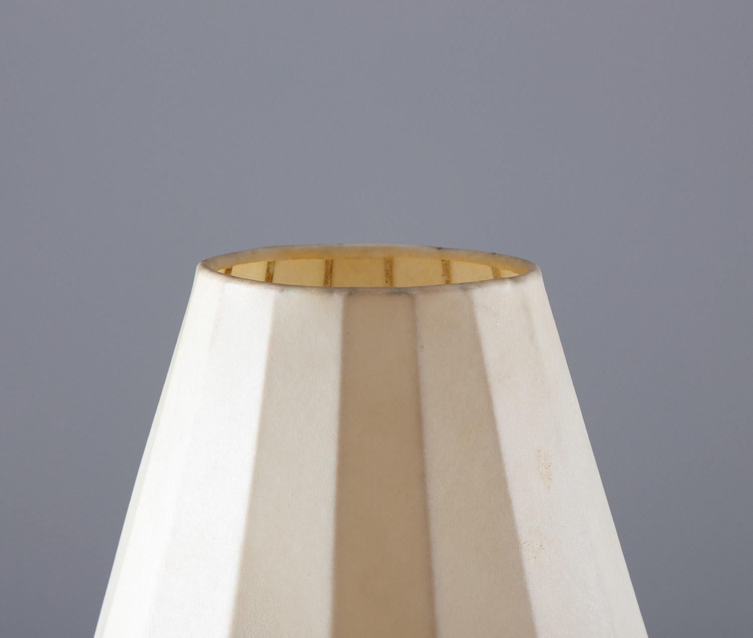 Metal Floor Lamp Attributed to Hans Bergström for Ateljé Lyktan, 1950s, Sweden