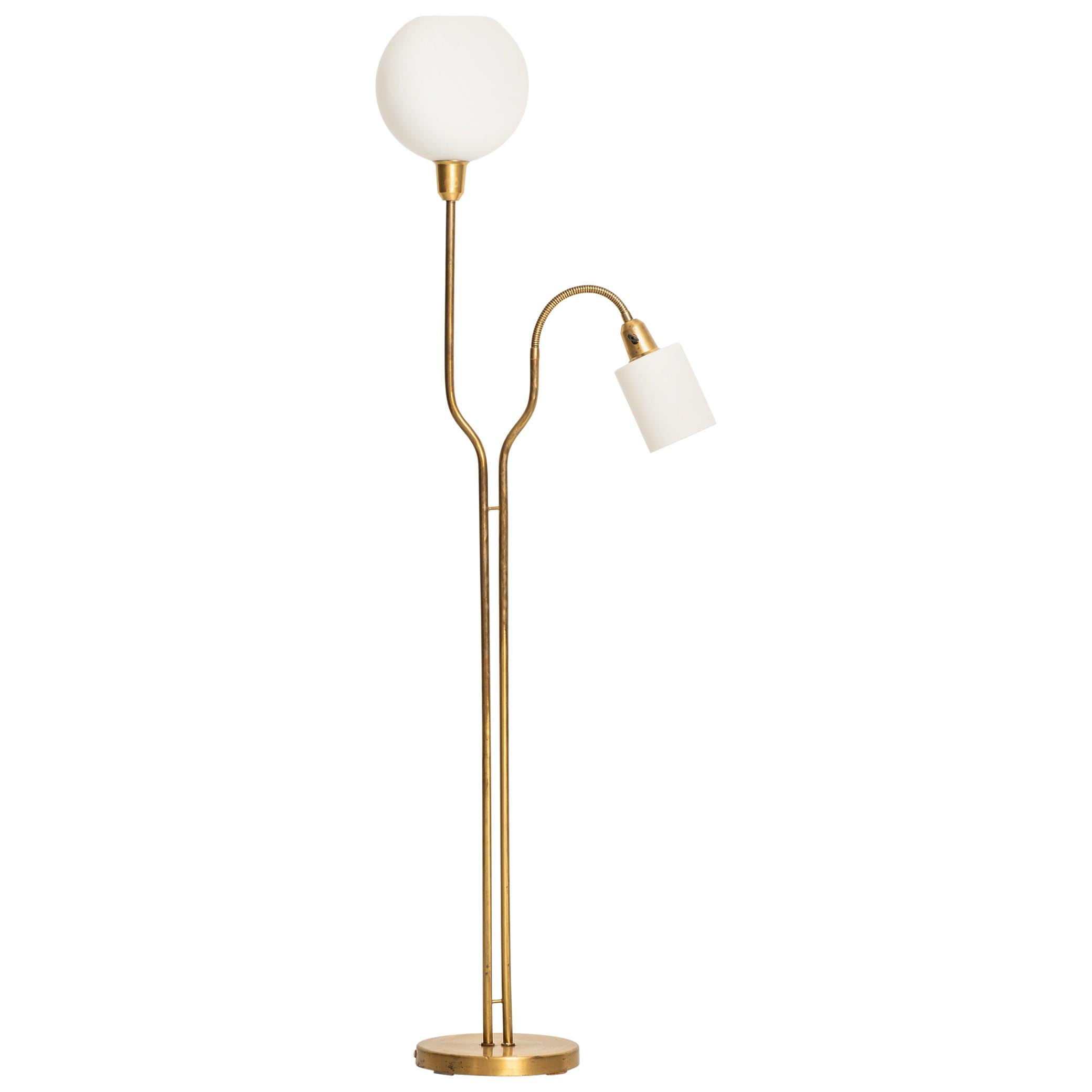 Floor Lamp Attributed to Hans Bergström Produced by ASEA in Sweden
