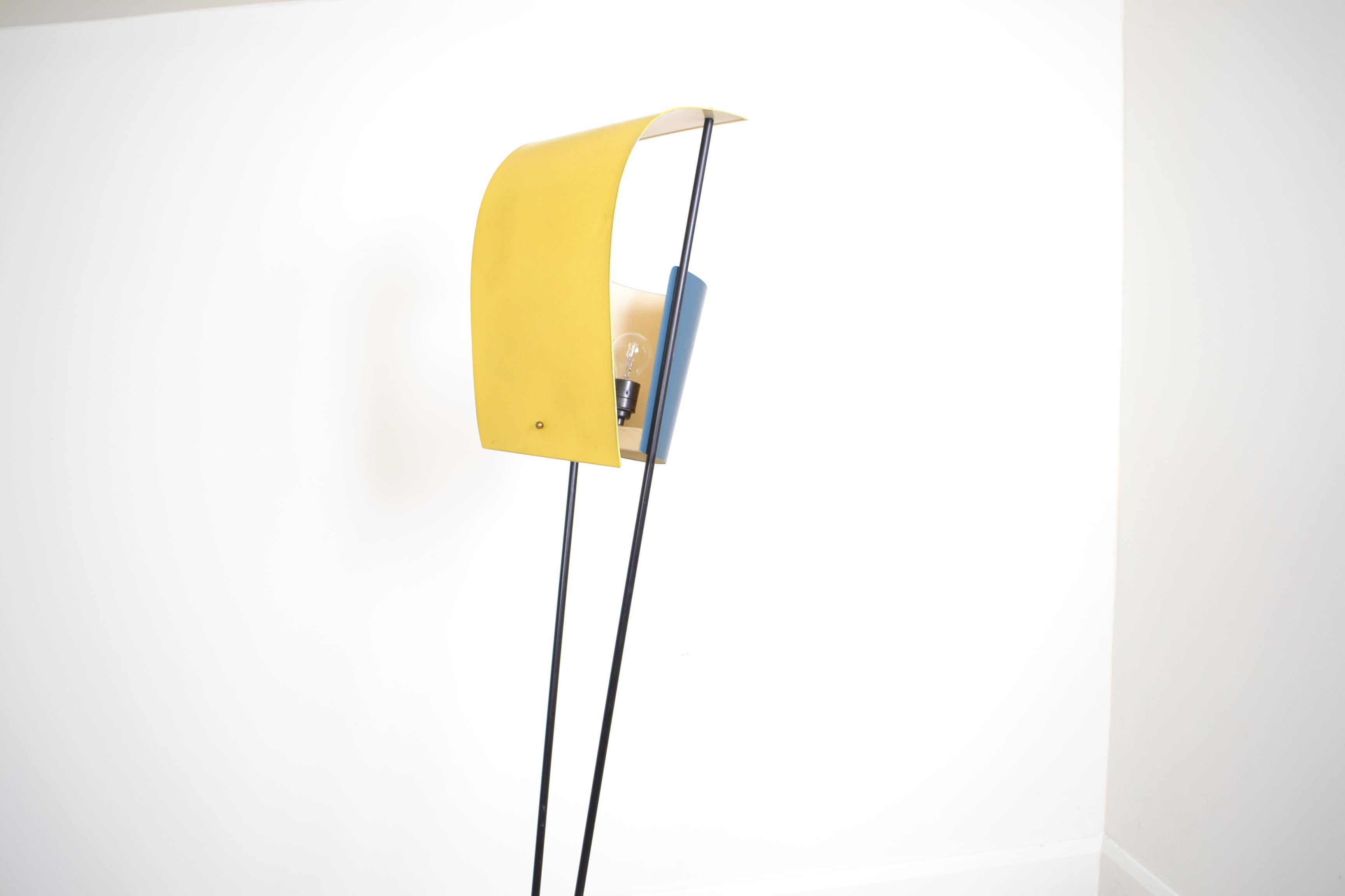 Mid-Century Modern Floor Lamp Attributed to Pierre Guariche, France, circa 1960